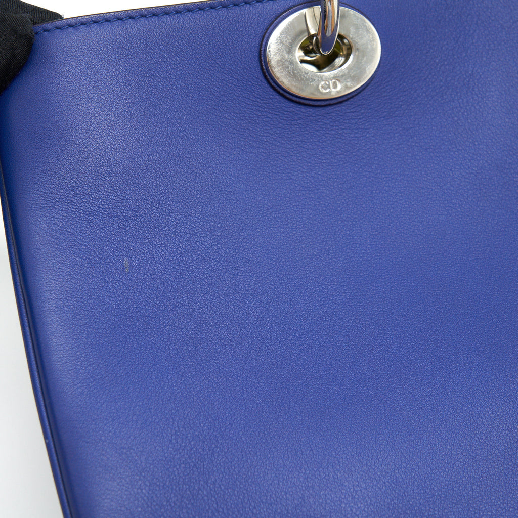 DIOR DIORISSIMO TOTE BAG BLUE/MULTICOLOURED SHW