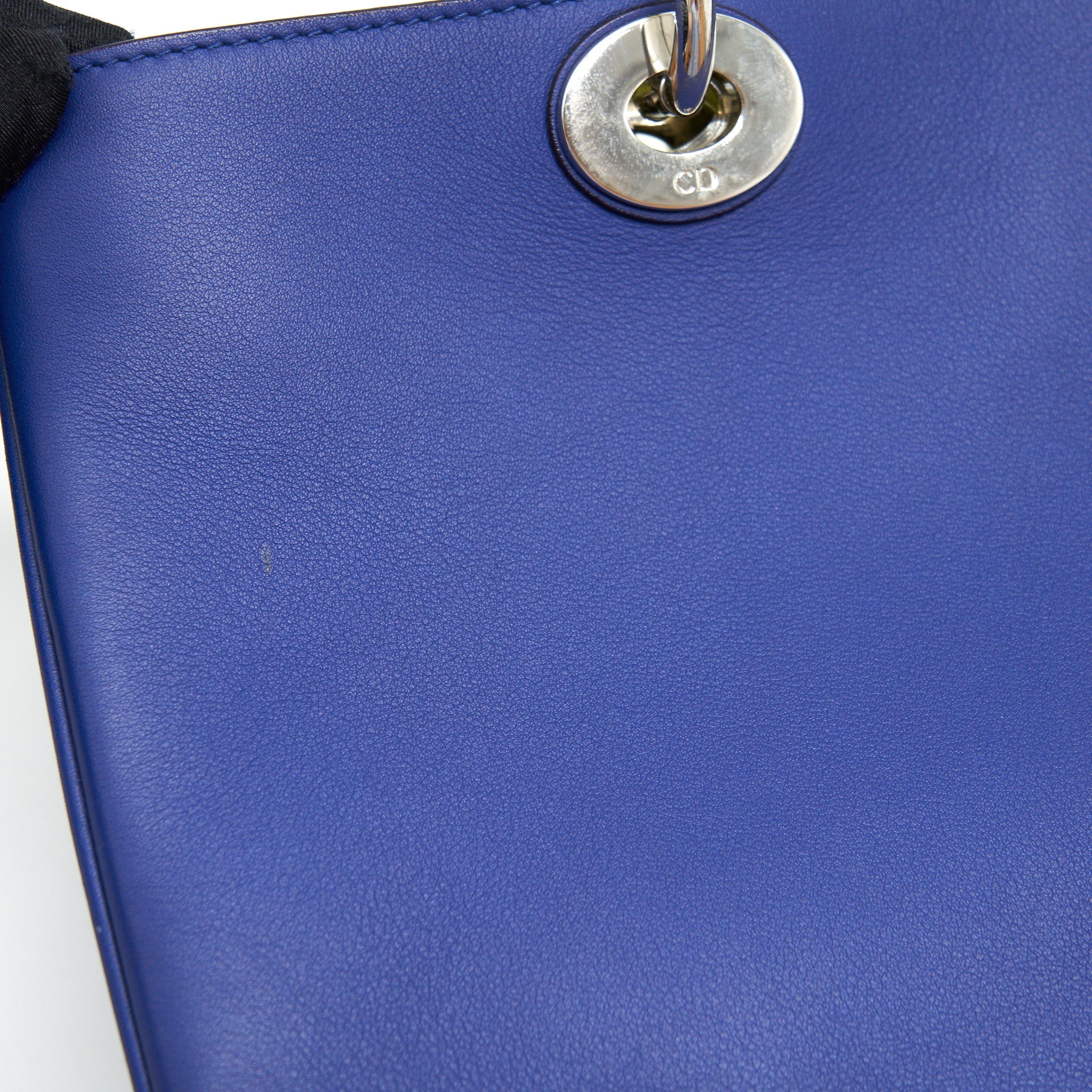 DIOR DIORISSIMO TOTE BAG BLUE/MULTICOLOURED SHW