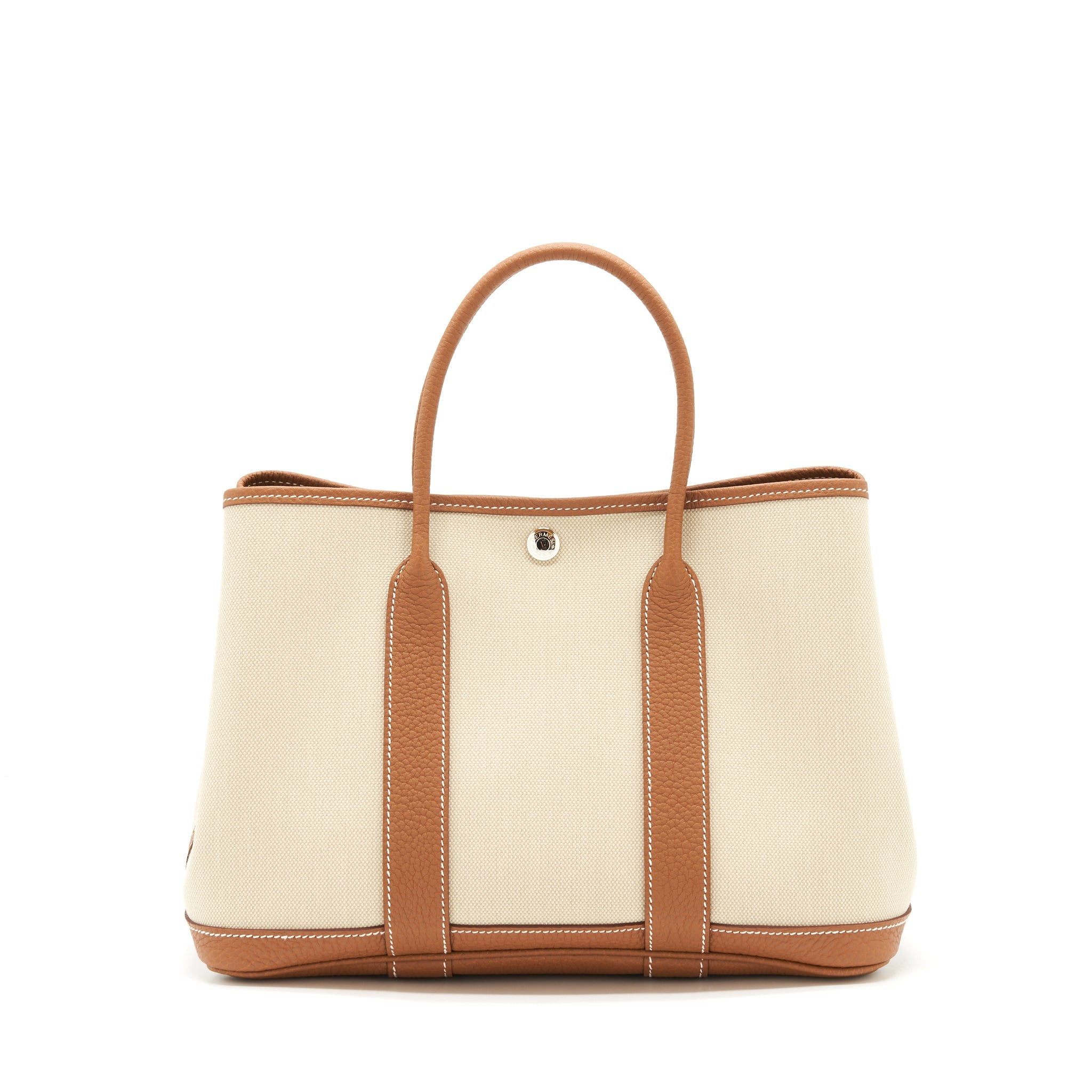HERMES GARDEN PARTY 30 CANVAS GOLD SHW
