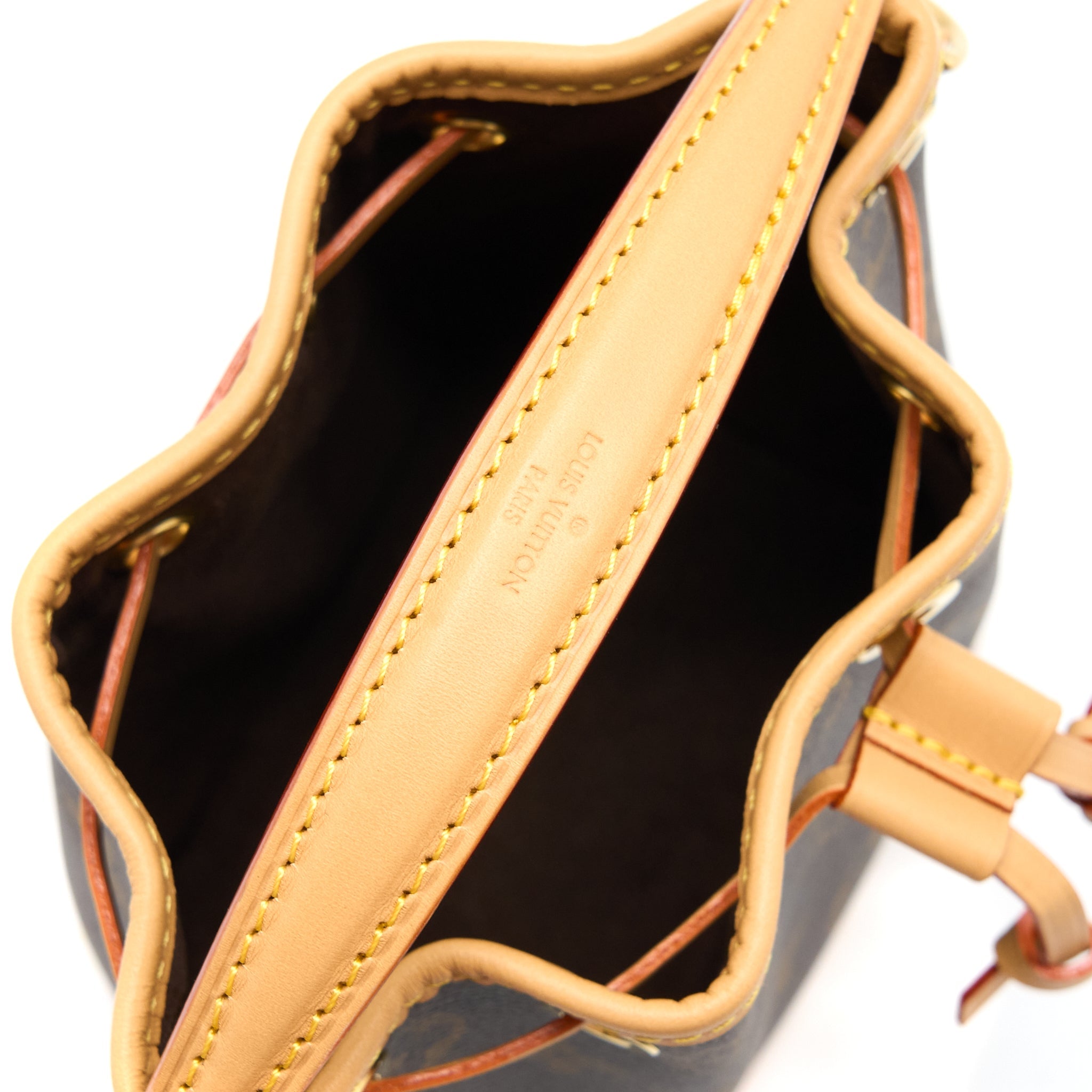 LOUIS VUITTON NANO NOE MONOGRAM CANVAS GHW (NEW VERSION)