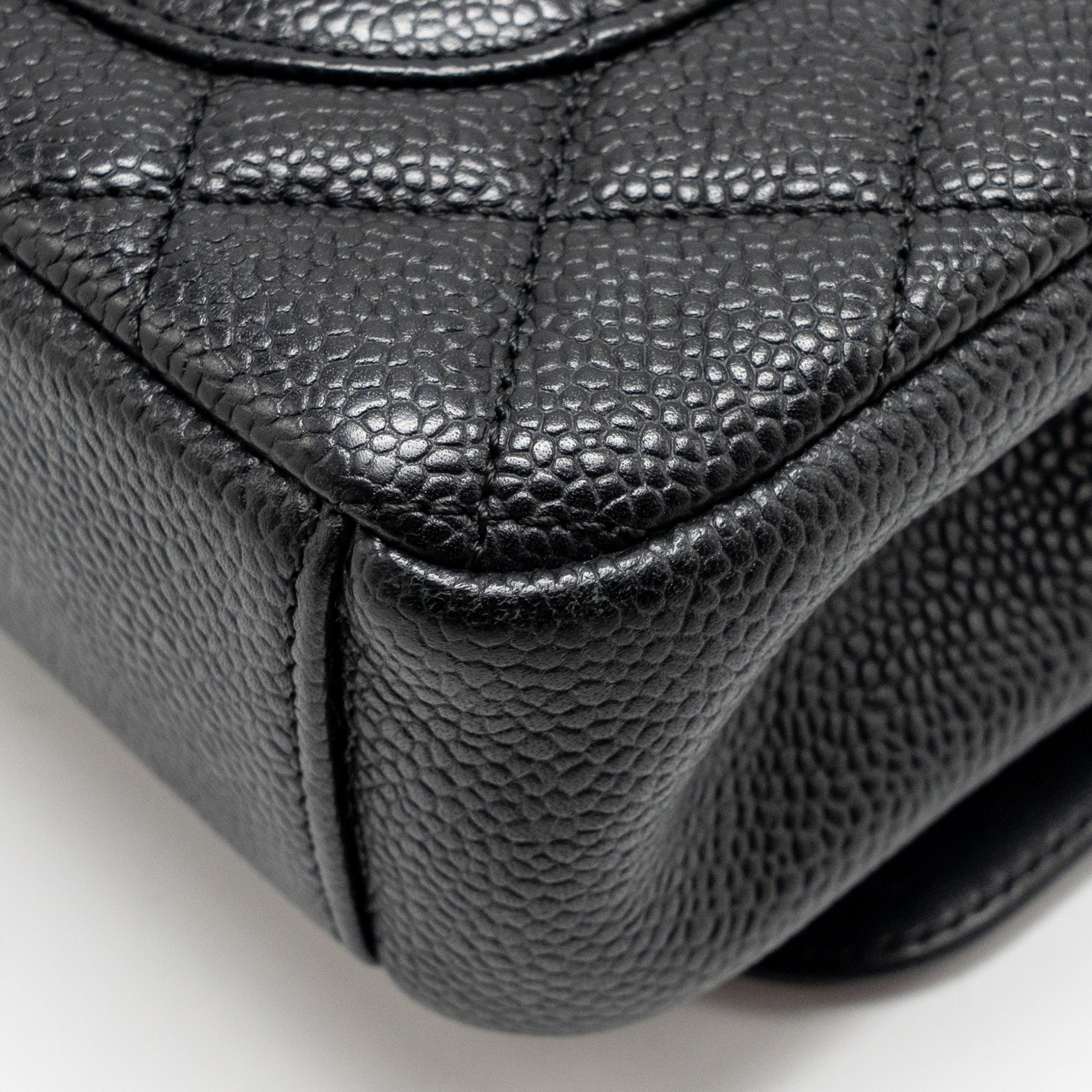 CHANEL FILIGREE FLAP BAG CAVIAR BLACK GHW