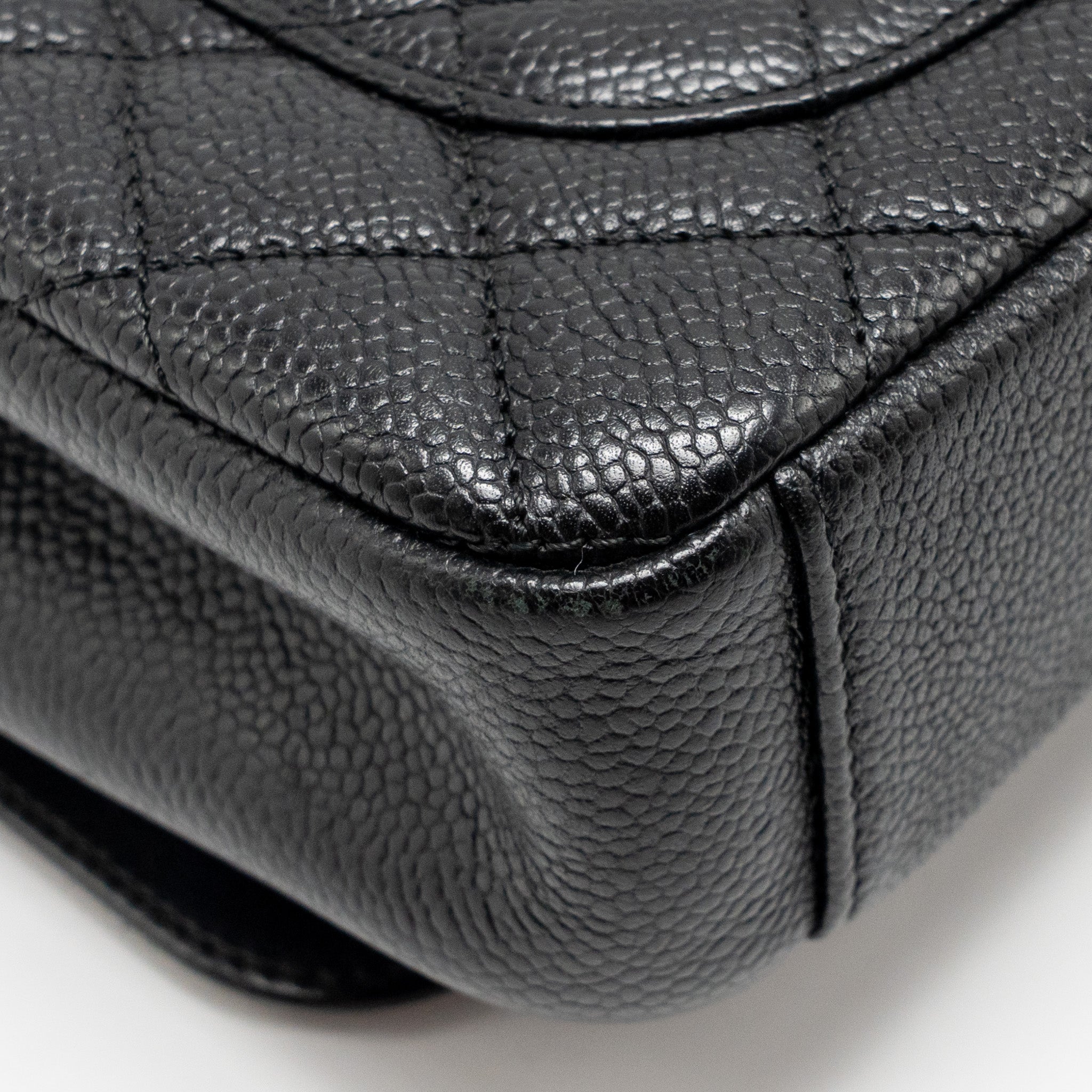 CHANEL FILIGREE FLAP BAG CAVIAR BLACK GHW