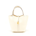 HERMES PICOTIN 22 LOCK BAG NATA GHW