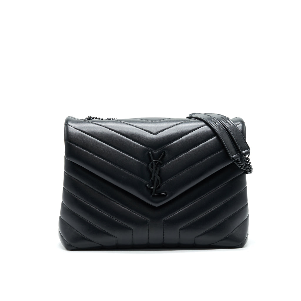 SAINT LAURENT / YSL MEDIUM LOU LOU BAG SO BLACK