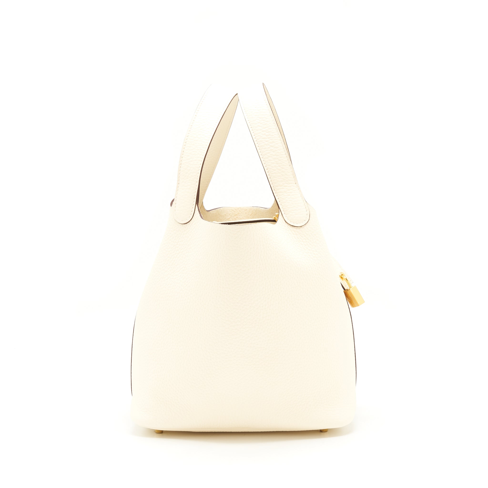 HERMES PICOTIN 22 LOCK BAG NATA GHW