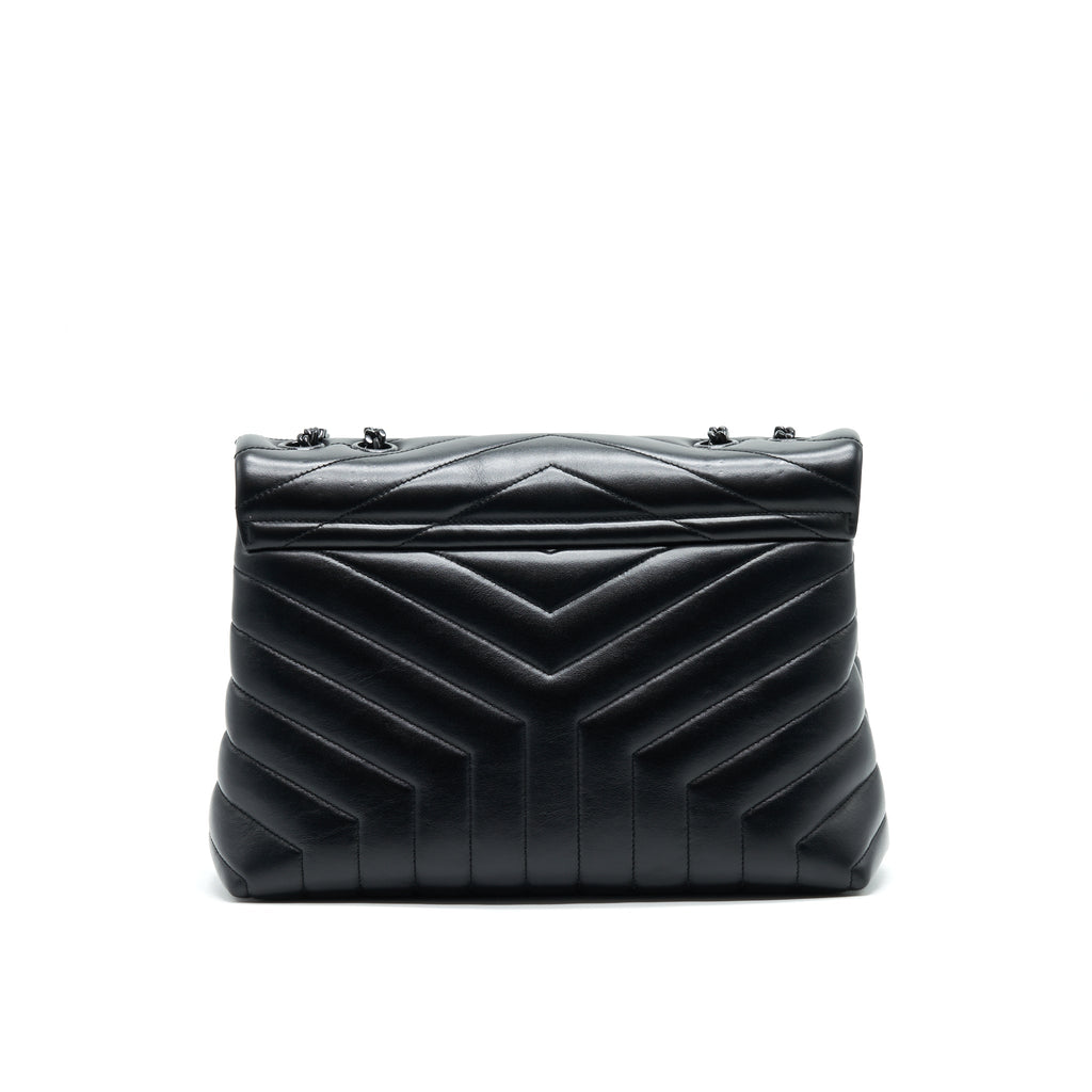 SAINT LAURENT / YSL MEDIUM LOU LOU BAG SO BLACK