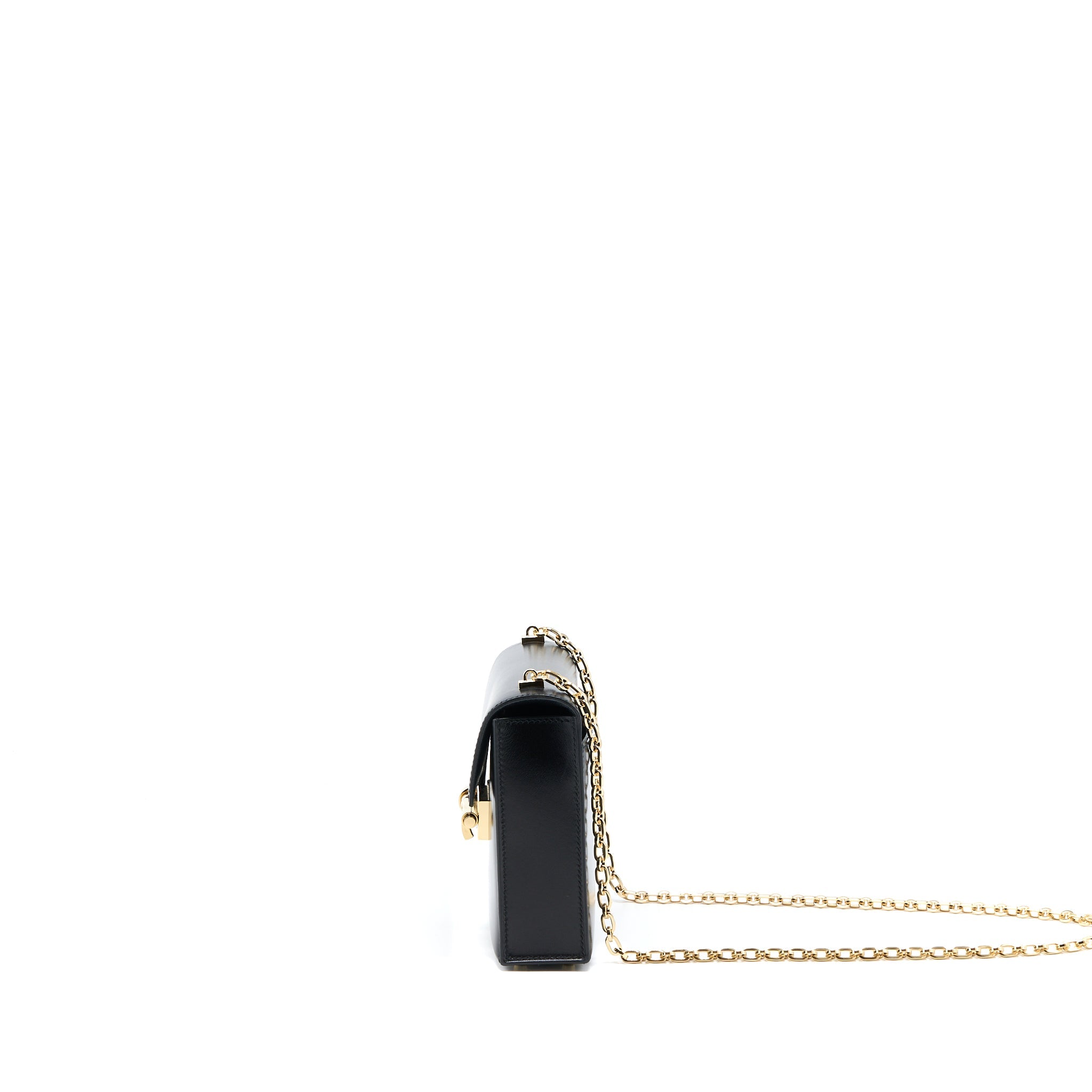 HERMES MINI VERROU BAG BOX BLACK GHW