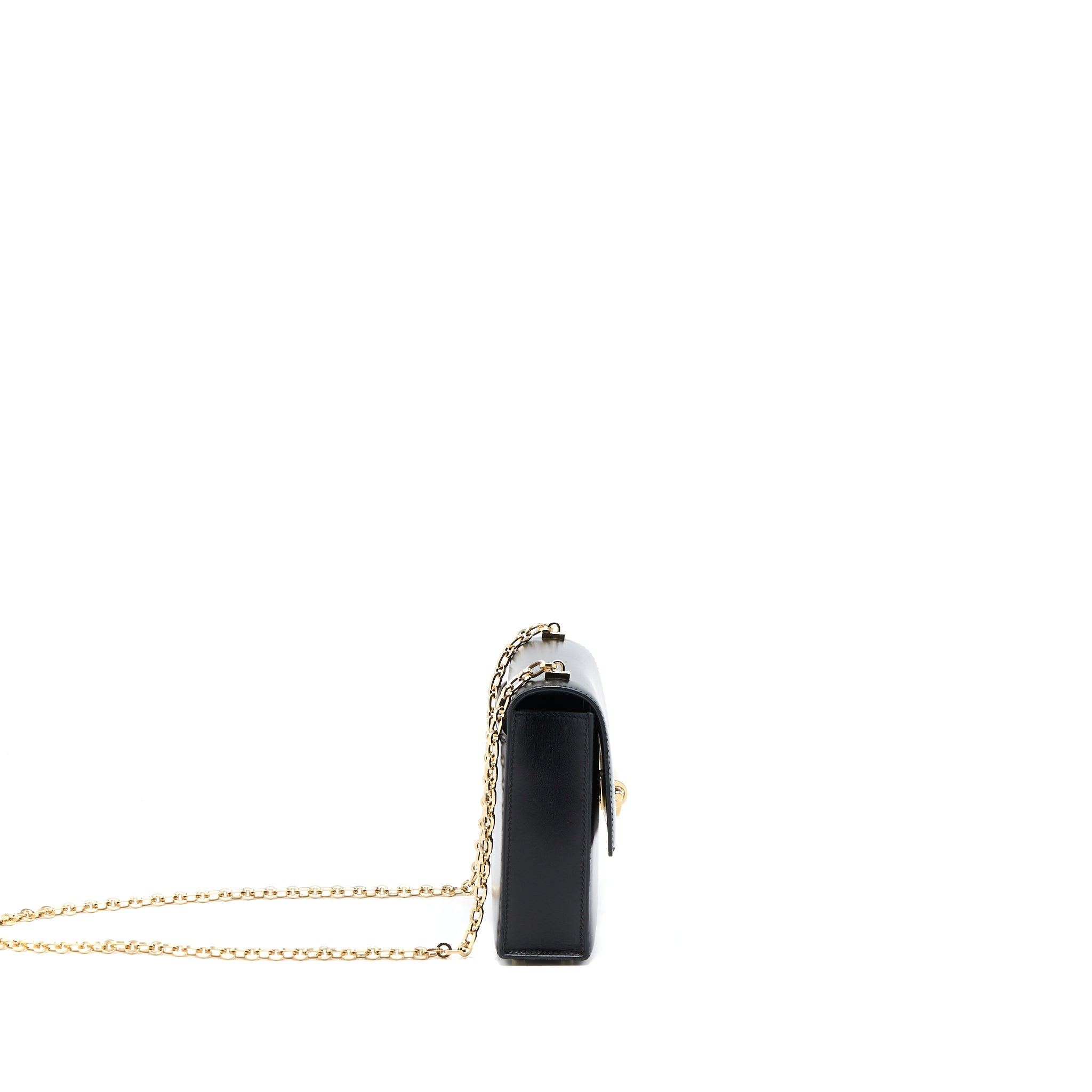 HERMES MINI VERROU BAG BOX BLACK GHW