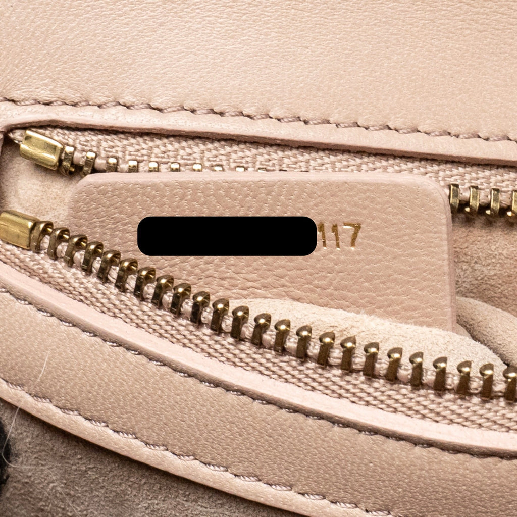 DIOR SMALL STUDDED DIORAMA DARK PINK GHW