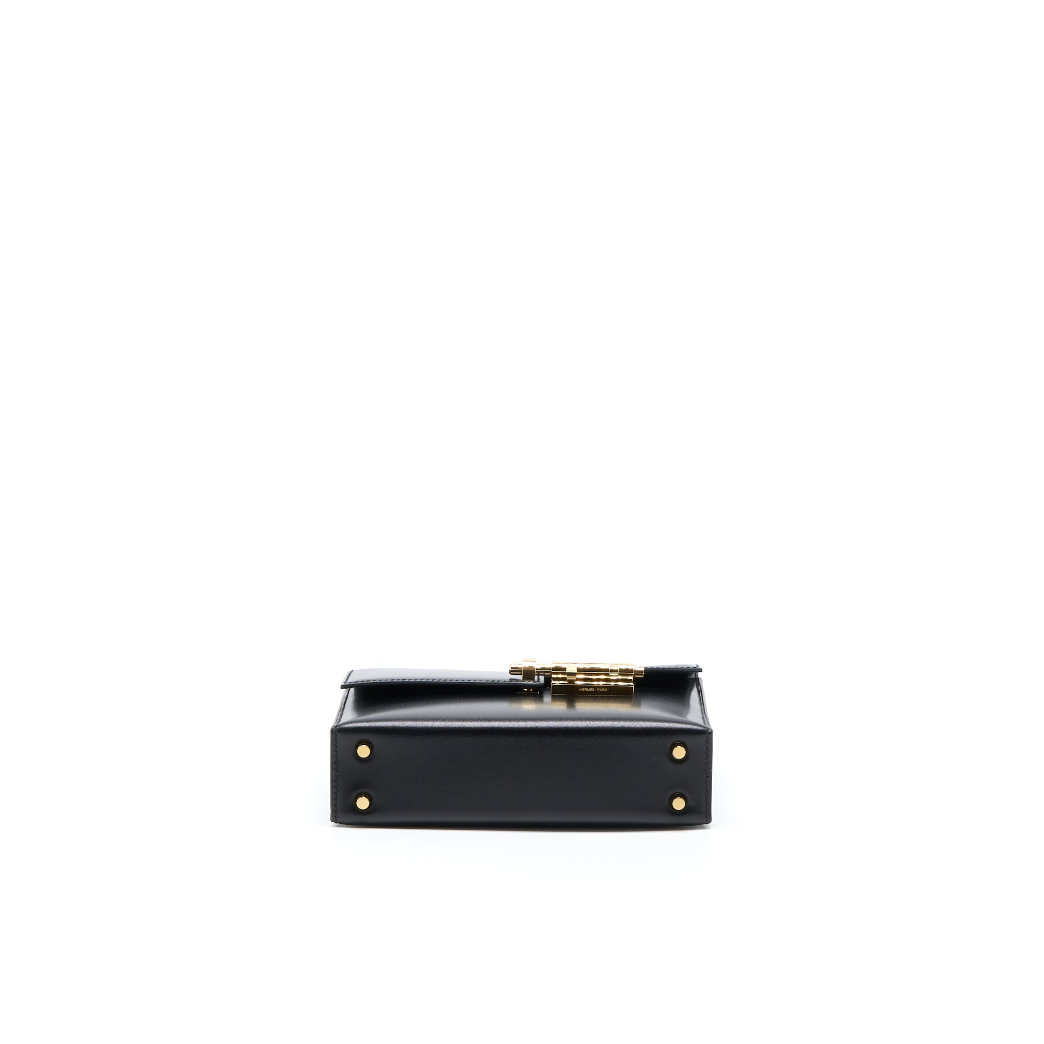 HERMES MINI VERROU BAG BOX BLACK GHW