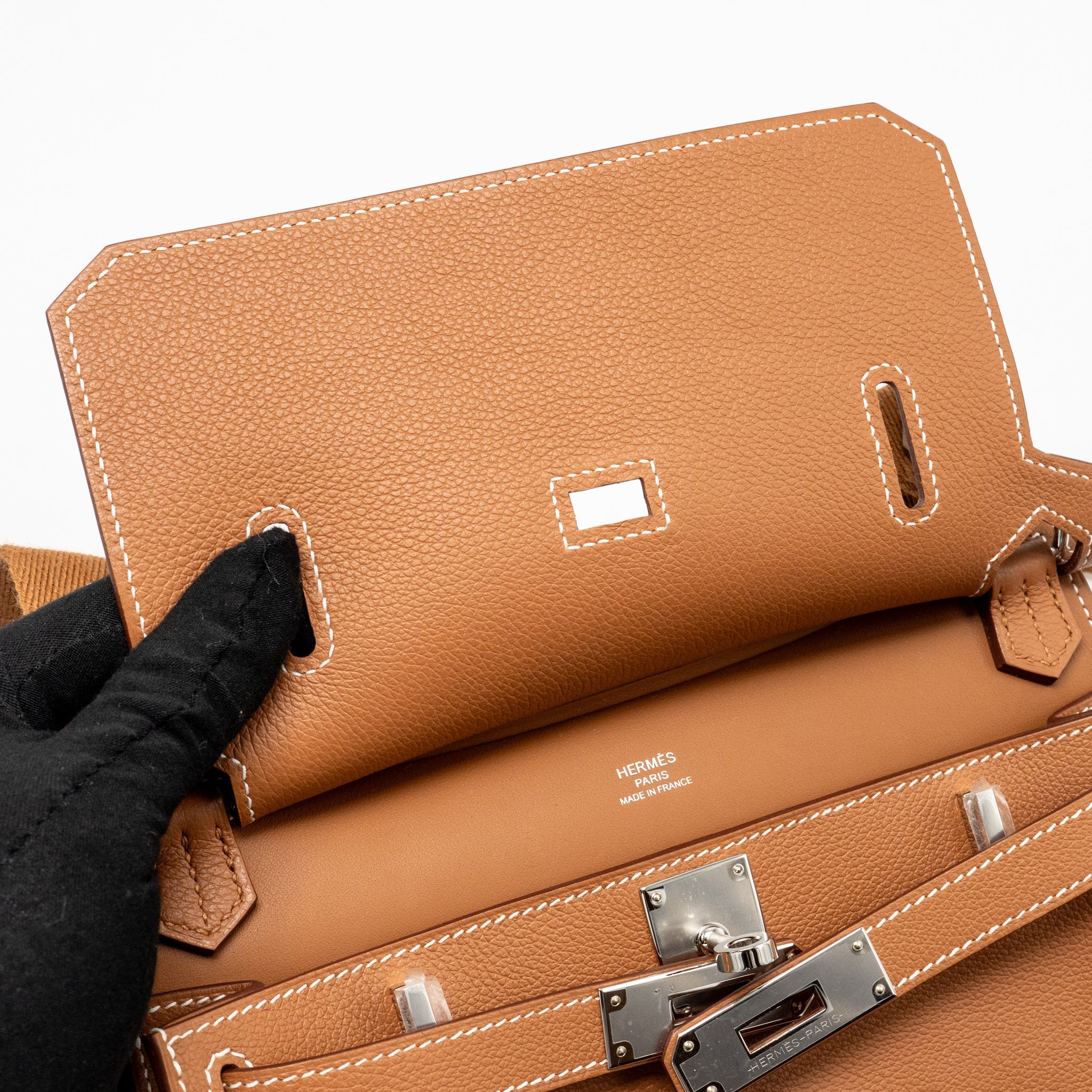 HERMES MINI JYPSIERE EVERCOLOR GOLD SHW
