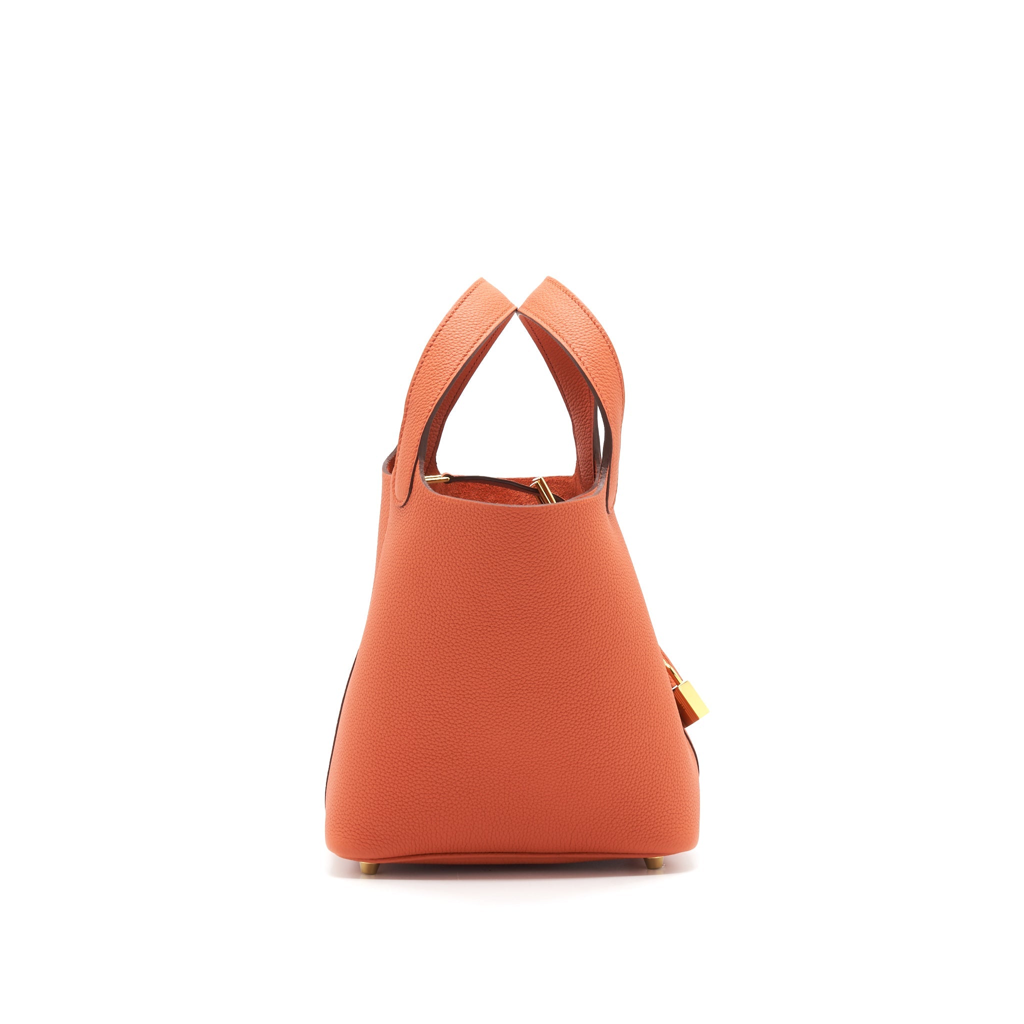 HERMES PICOTIN 18 LOCK BAG TAURILLON MAURICE LEATHER, TERRE BATTUA WITH GHW