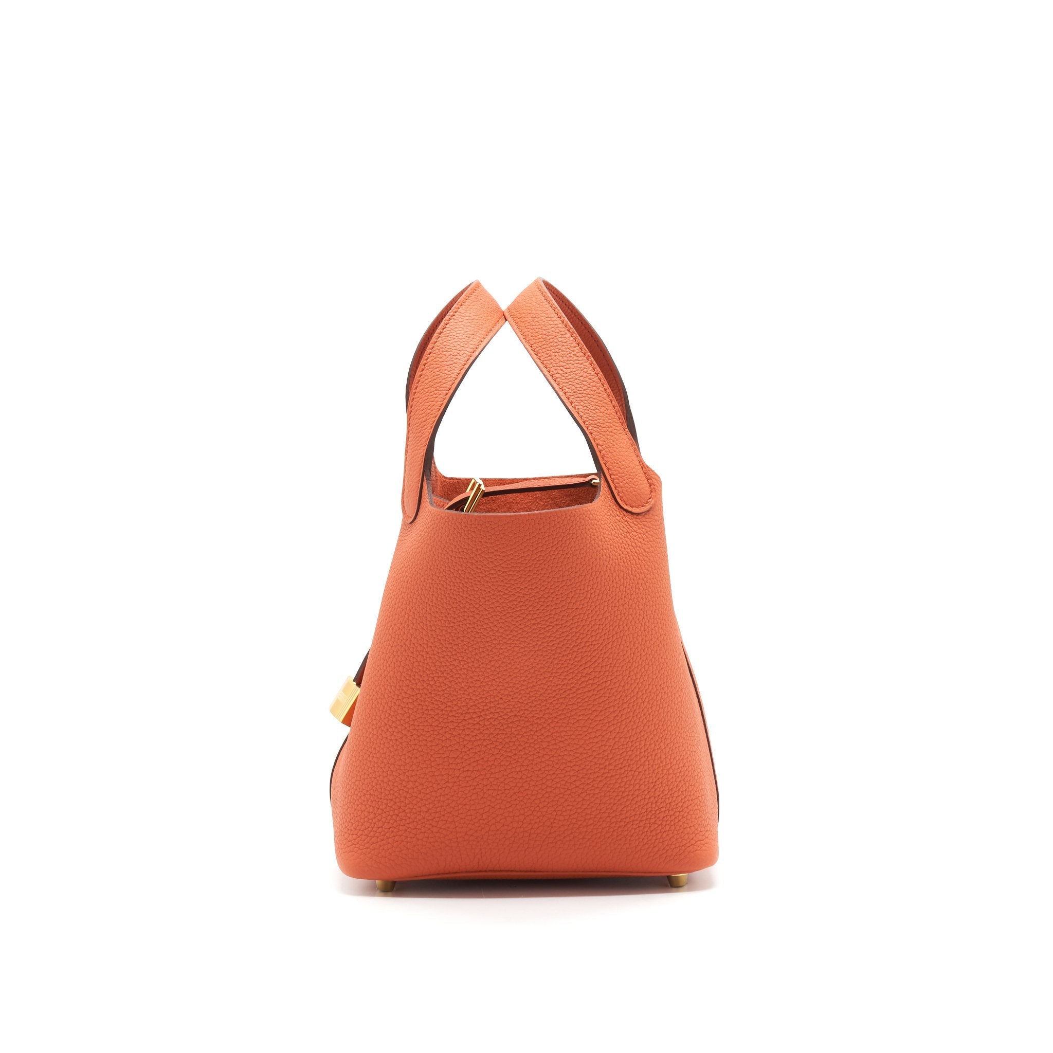 HERMES PICOTIN LOCK 18 BAG R1 TERRE BATTUE WITH GHW