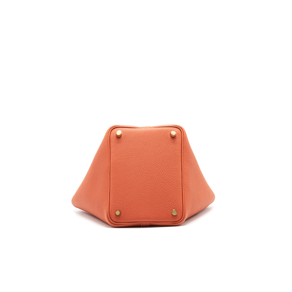 HERMES PICOTIN 18 LOCK BAG TAURILLON MAURICE LEATHER, TERRE BATTUA WITH GHW