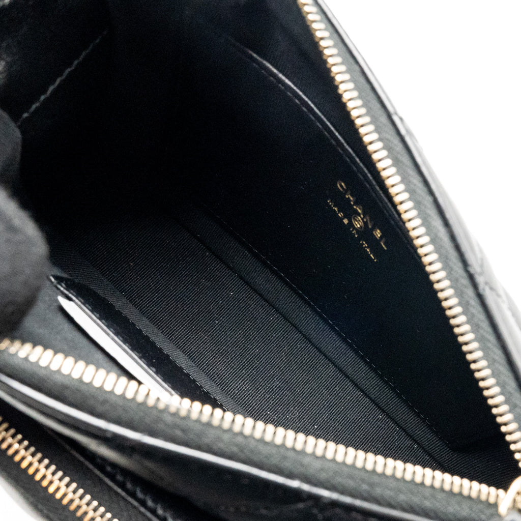 CHANEL 25C CAMERA BAG LAMBSKIN BLACK LGHW (MICROCHIP)