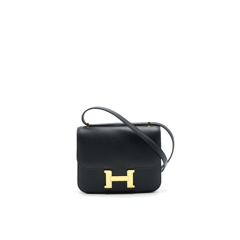 HERMES CONSTANCE MINI EPSOM BLACK GHW