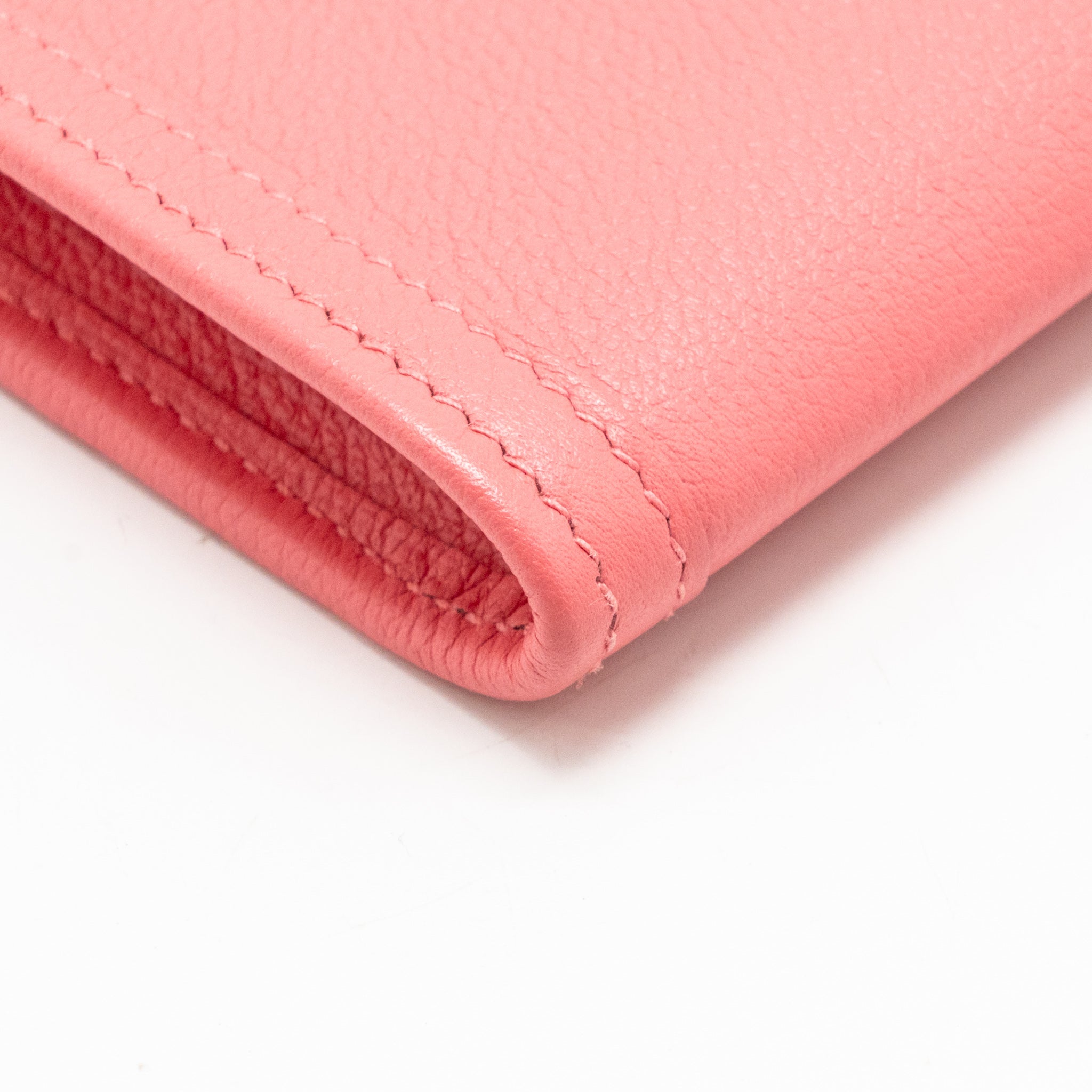HERMES JIGE ELAN CLUTCH EVERCOLOR ROSE AZALEE