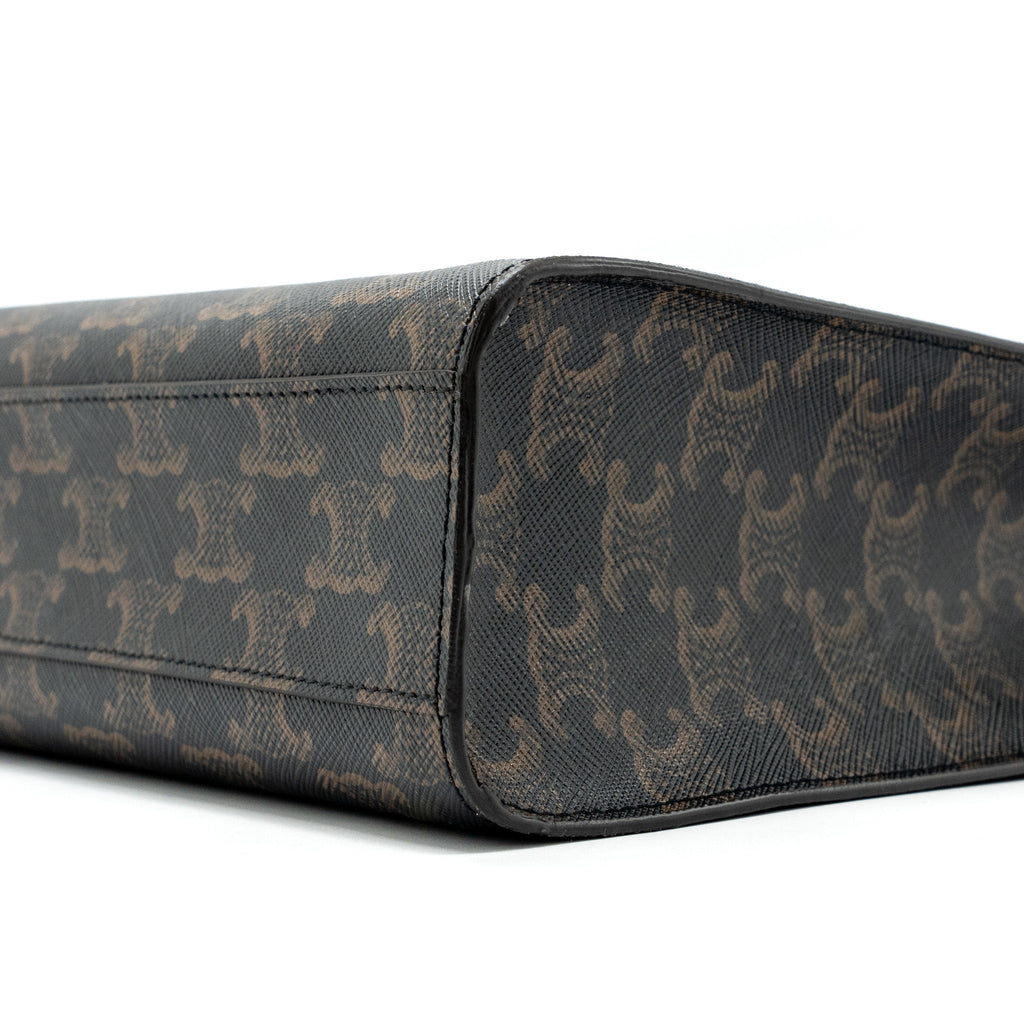 CELINE VERTICAL CABAS TRIOMPHE CANVAS GHW