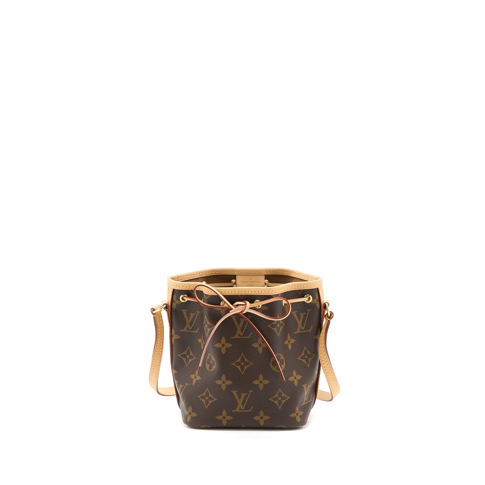 LOUIS VUITTON NANO NOE MONOGRAM CANVAS GHW