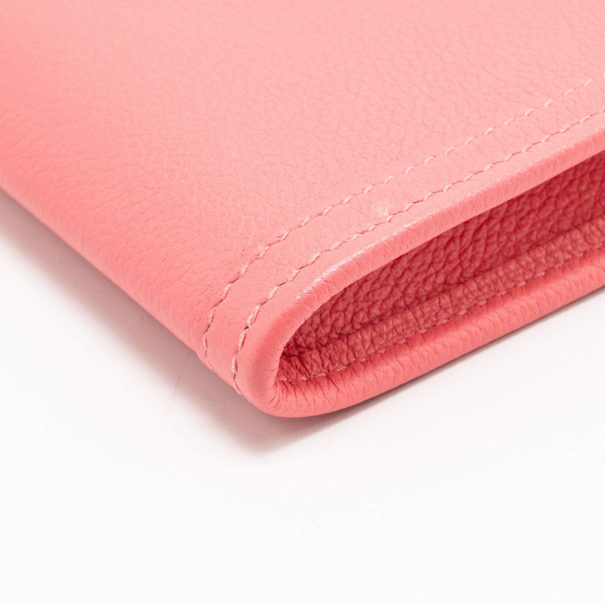 HERMES JIGE ELAN CLUTCH EVERCOLOR ROSE AZALEE