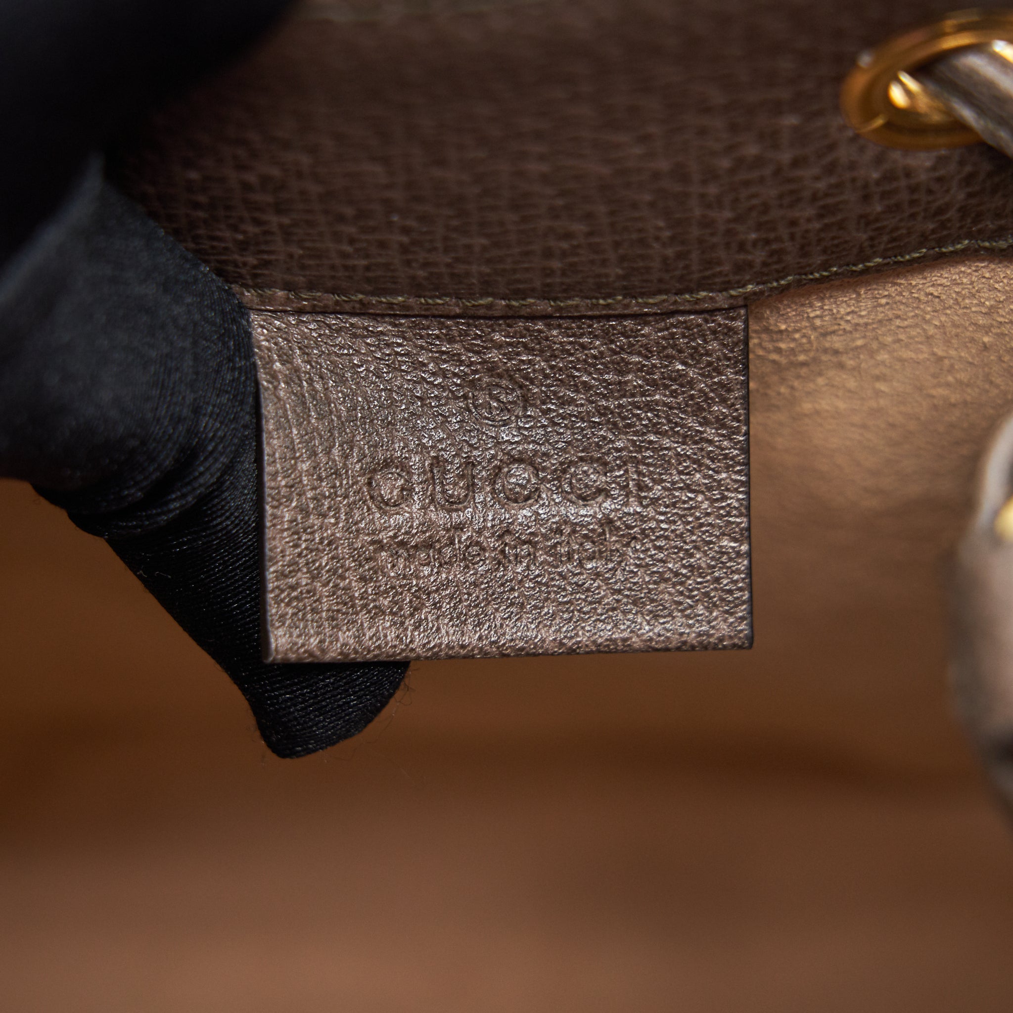 GUCCI MINI OPHIDIA GG SUPREME BUCKET BAG