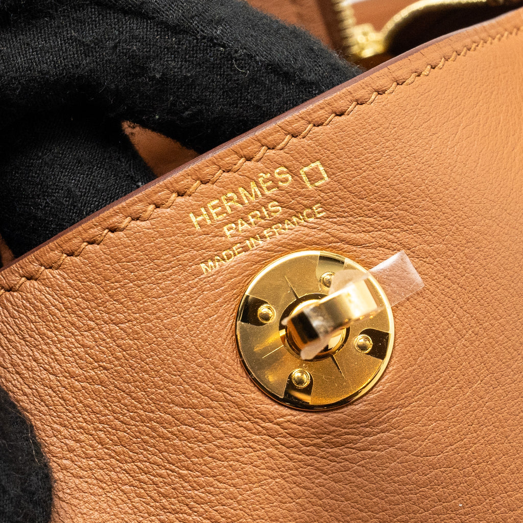 HERMES TOUCH MINI LINDY SWIFT/ALLIGATOR MISSISSIPPIENSIS MATTE GOLD GHW