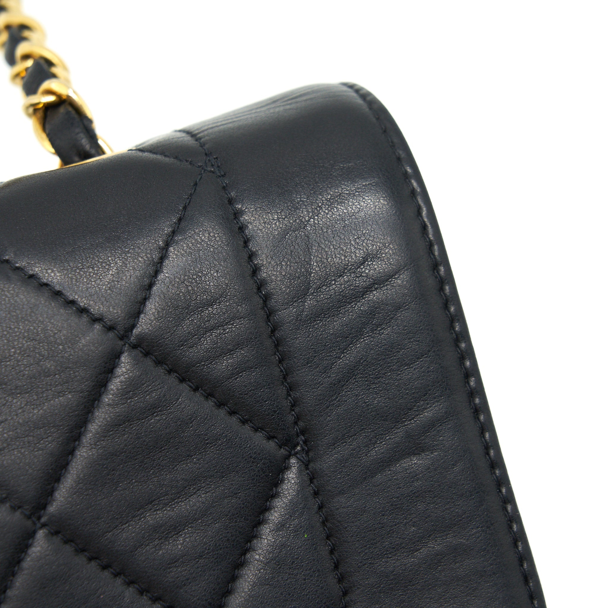 CHANEL DIANA SMALL FLAP BLACK WITH 24K HARDWARE