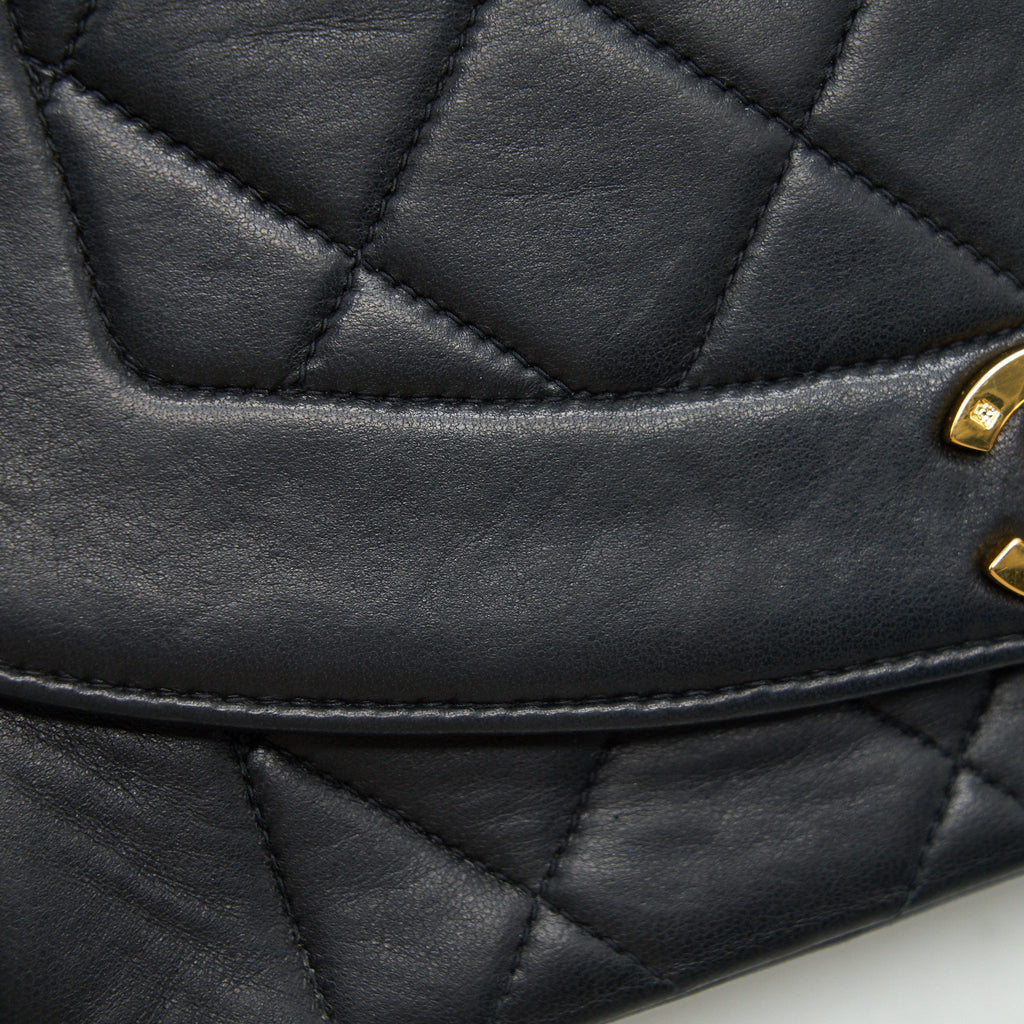 CHANEL DIANA SMALL FLAP BLACK WITH 24K HARDWARE
