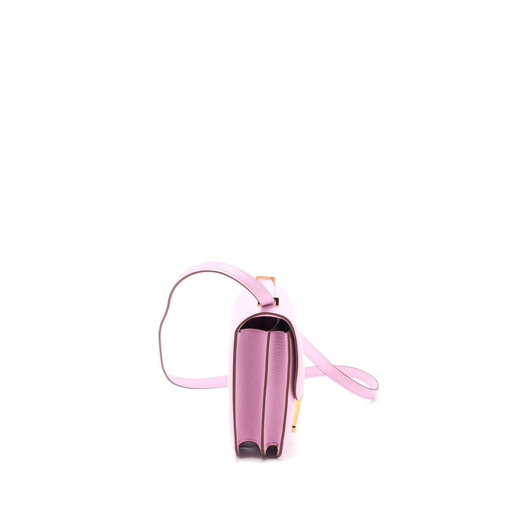 HERMES MINI CONSTANCE CHÈVRE MYSORE X9 MAUVE SYLVESTRE RGHW