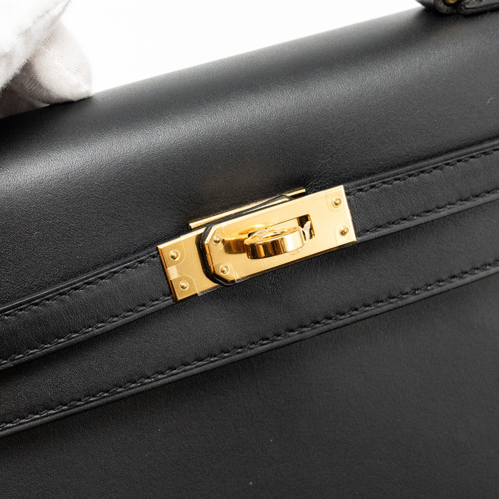 HERMES KELLY 25 SOMBRERO BLACK GHW