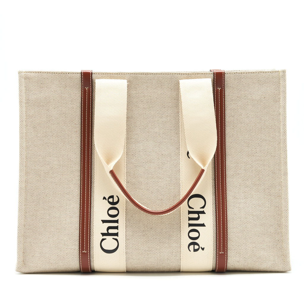 CHLOE LARGE WOODY TOTE BAG