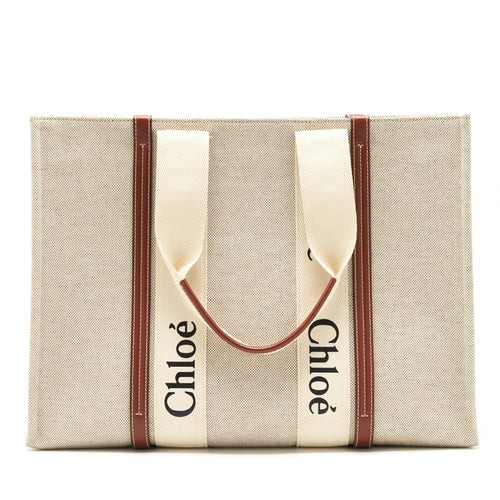 CHLOE LARGE WOODY TOTE BAG