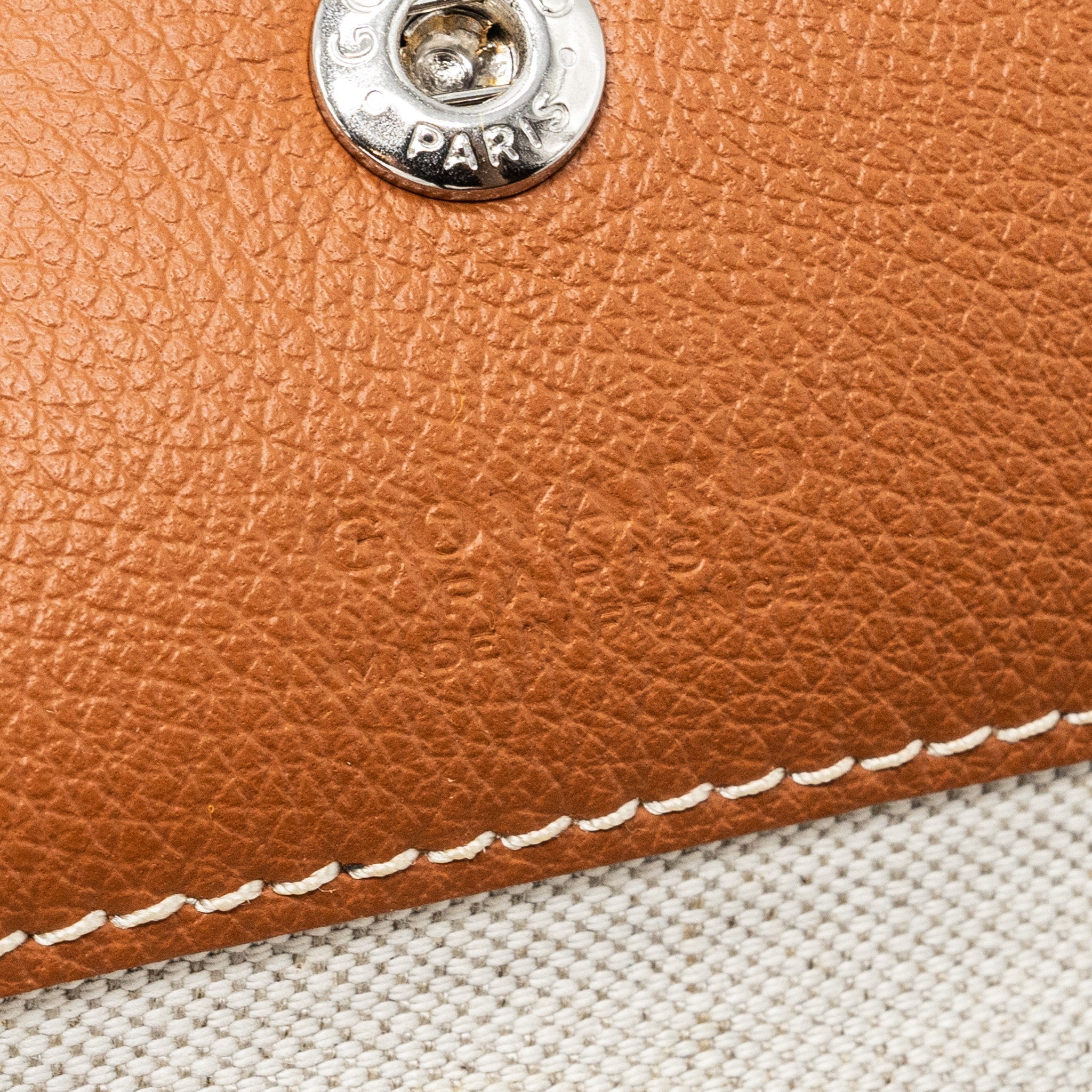 GOYARD SAINT LOUIS GM TOTE BAG CANVAS/ LEATHER BLACK/ TAN SHW