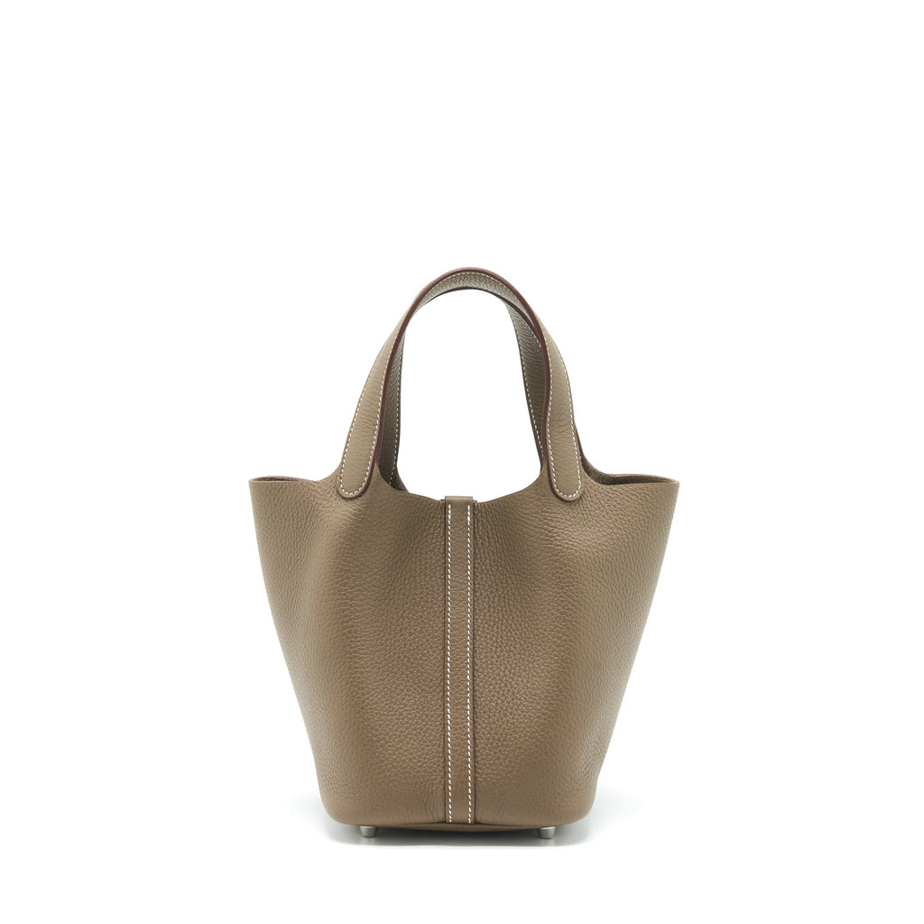 HERMES PICOTIN 18 LOCK BAG CLEMENCE ETOUPE SHW