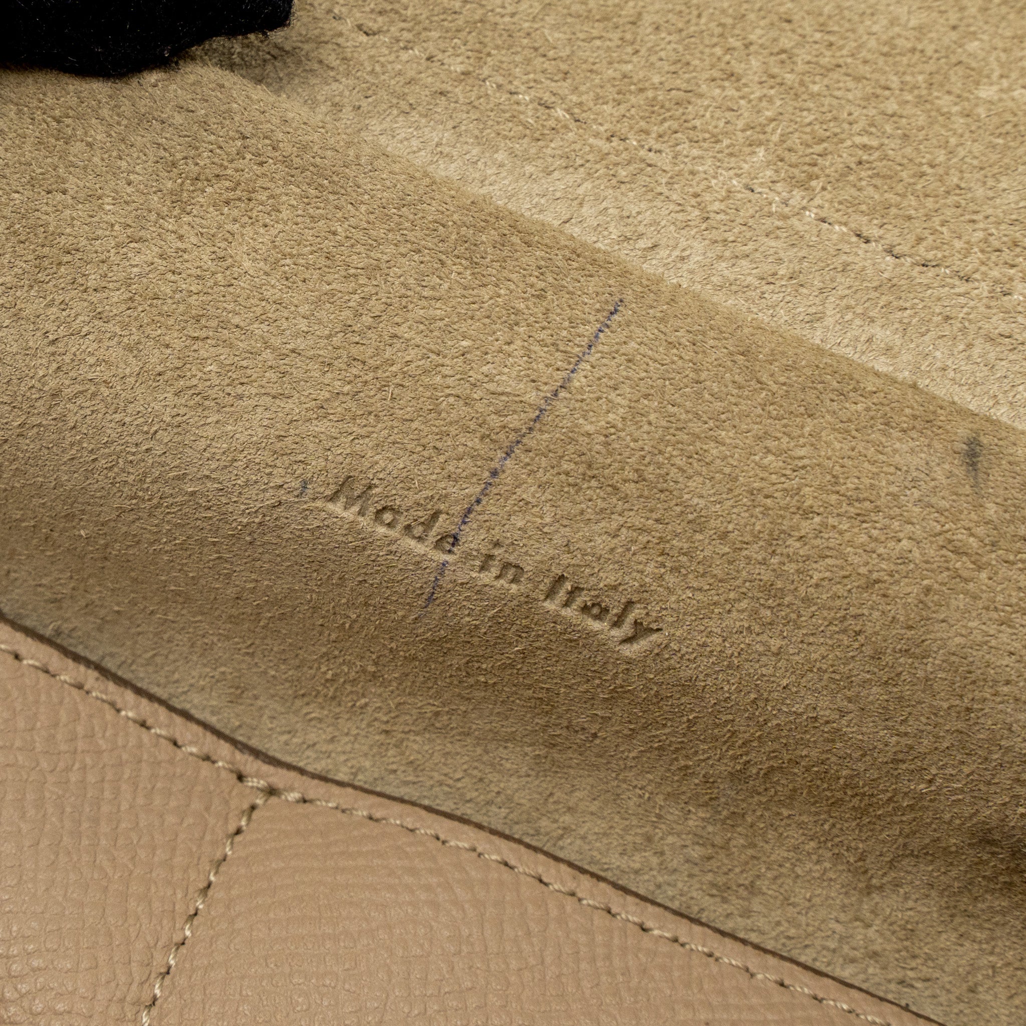 CELINE MINI BELT BAG GRAINED CALFSKIN LIGHT BEIGE GHW