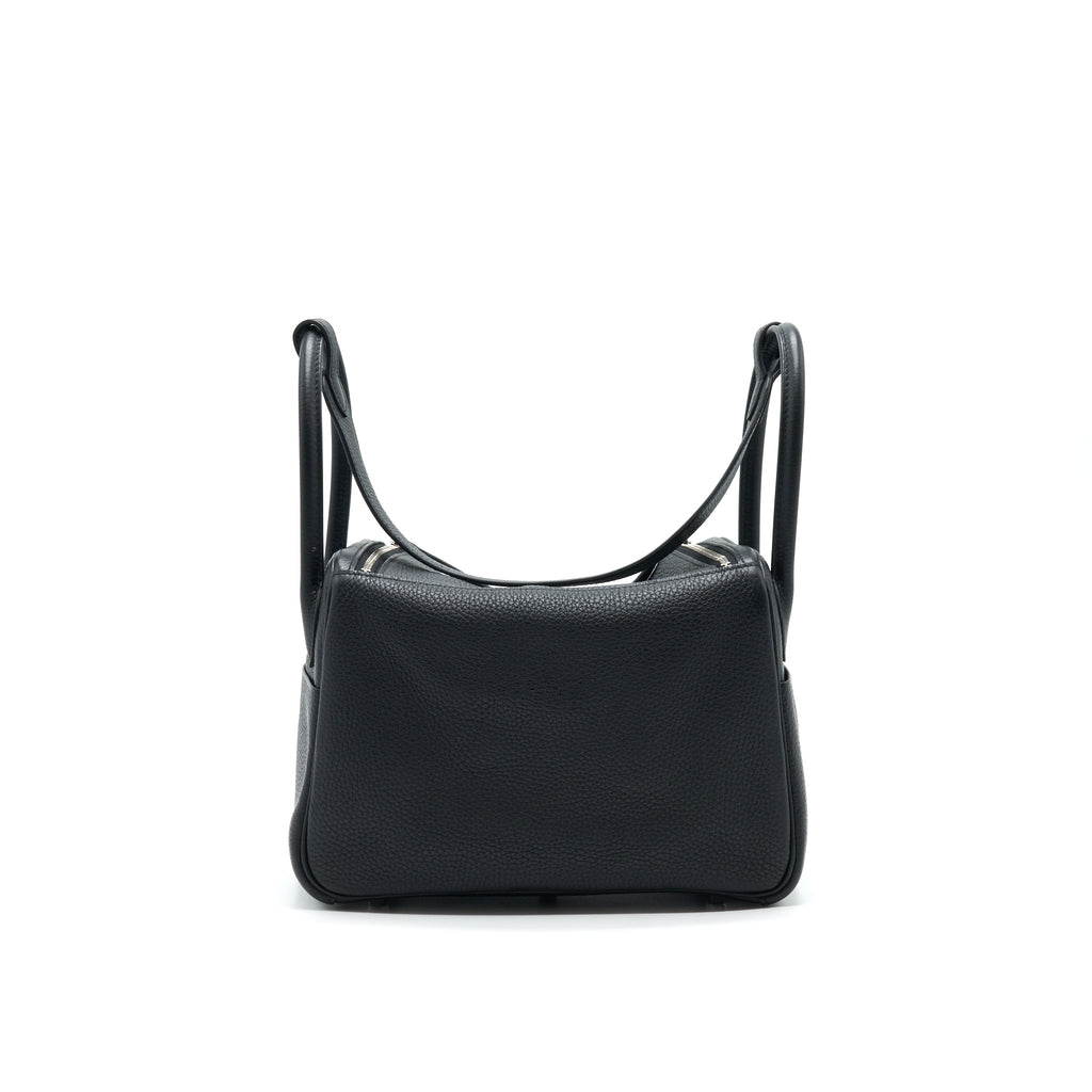 HERMES LINDY 26 BAG BLACK WITH SHW