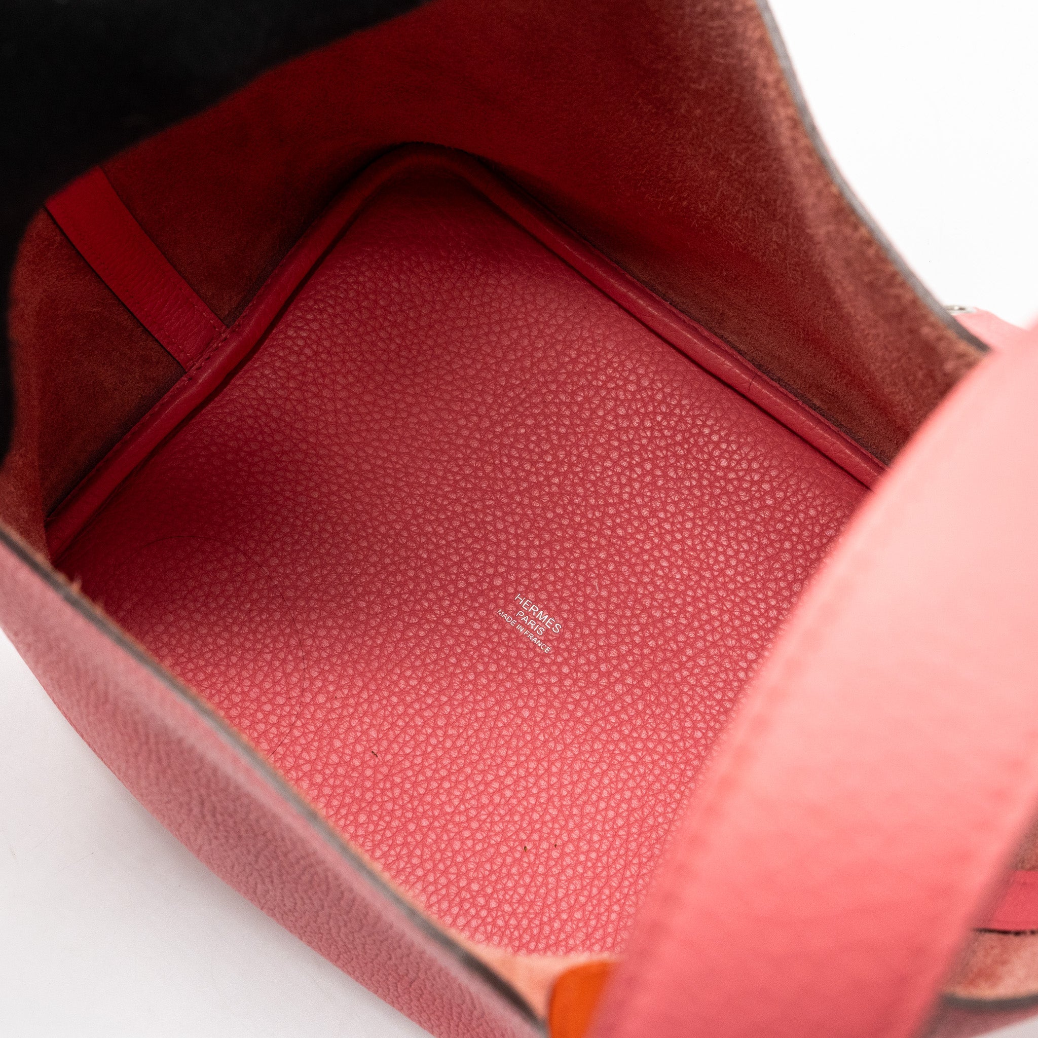 HERMES PICOTIN 22 LOCK BAG CLEMENCE ROSE AZALEE SHW