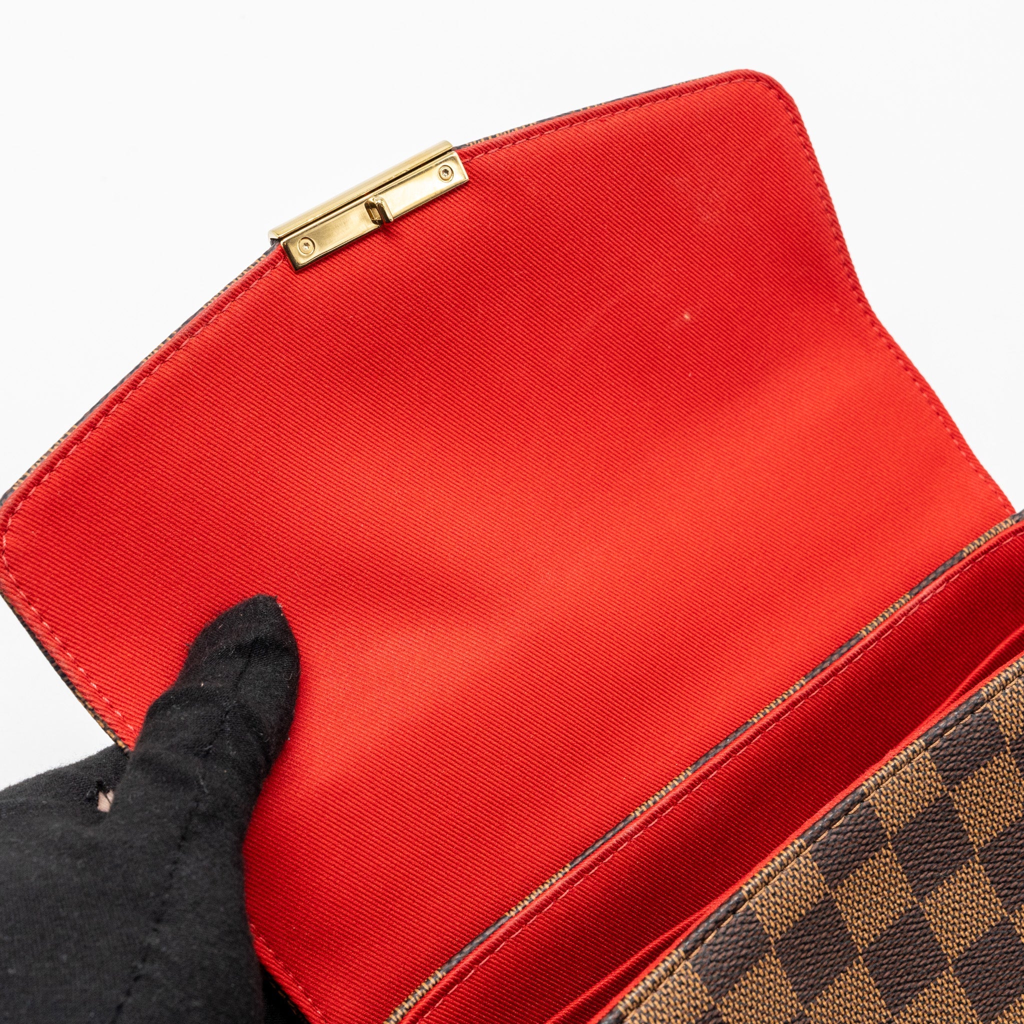 LOUIS VUITTON CROISETTE DAMIER EBENE CANVAS GHW