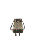 GUCCI OPHIDIA MINI GG BUCKET BAG GG SUPREME CANVAS GHW