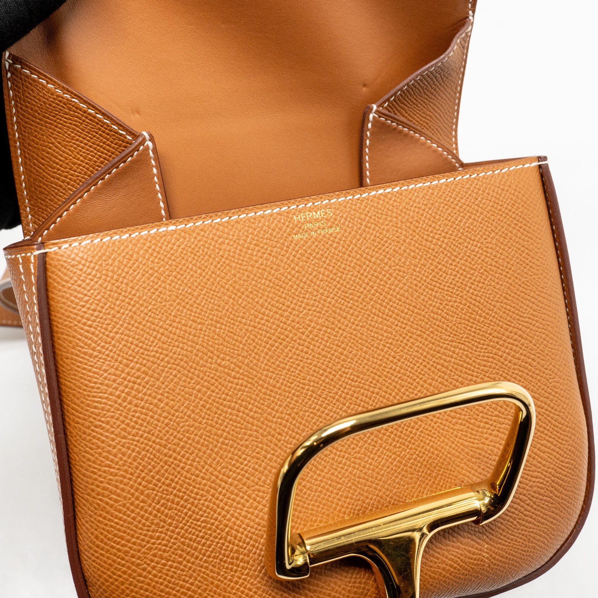HERMES MINI DELLA CAVALLERIA EPSOM GOLD GHW