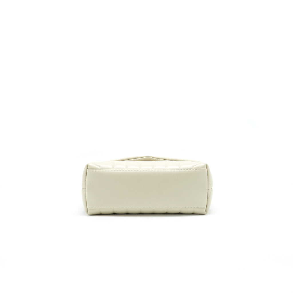 SAINT LAUTENT SMALL LOU LOU BAG BEIGE