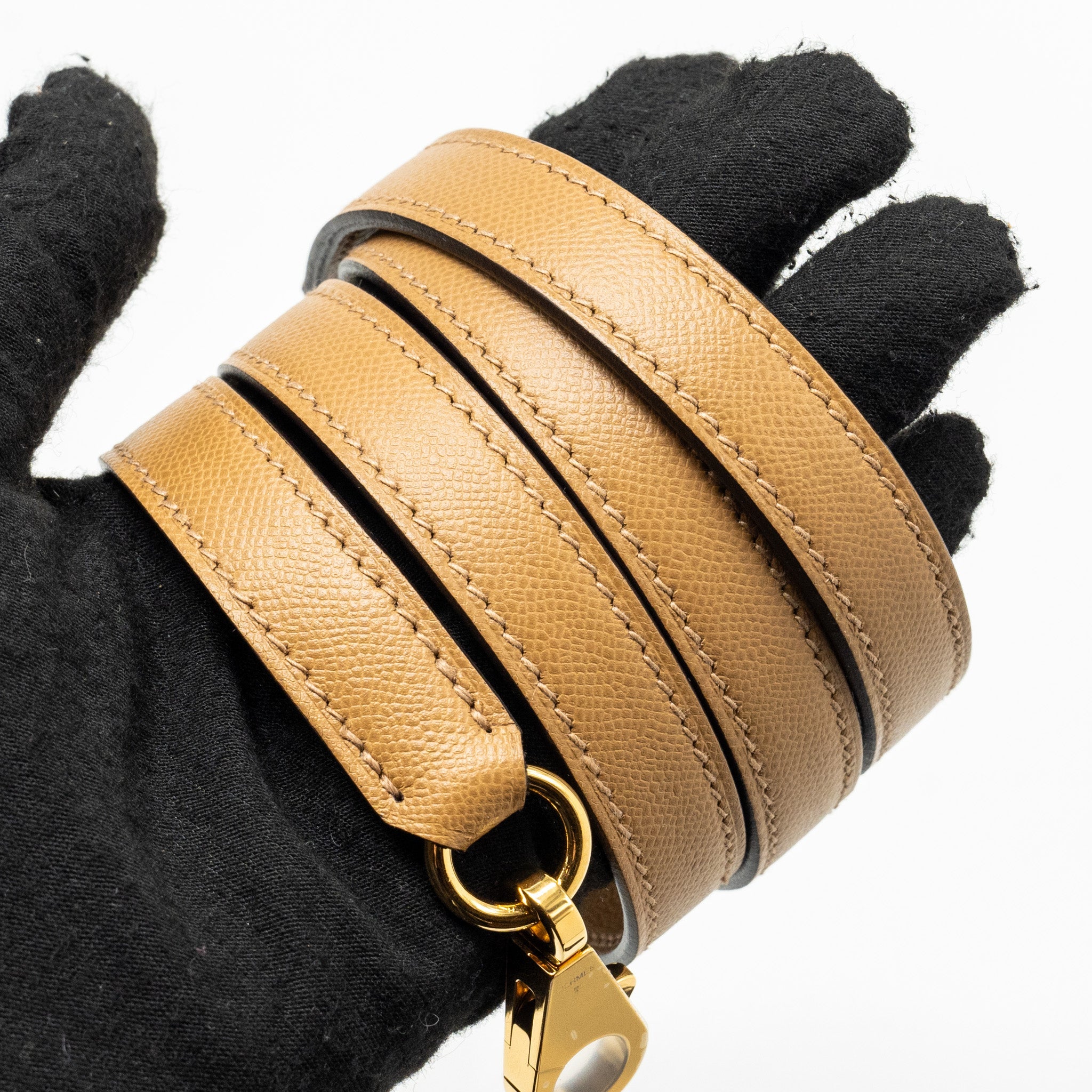 HERMES TOUCH KELLY 25 MADAME/ CROCODILE NILOTICUS CHAI/MIEL GHW