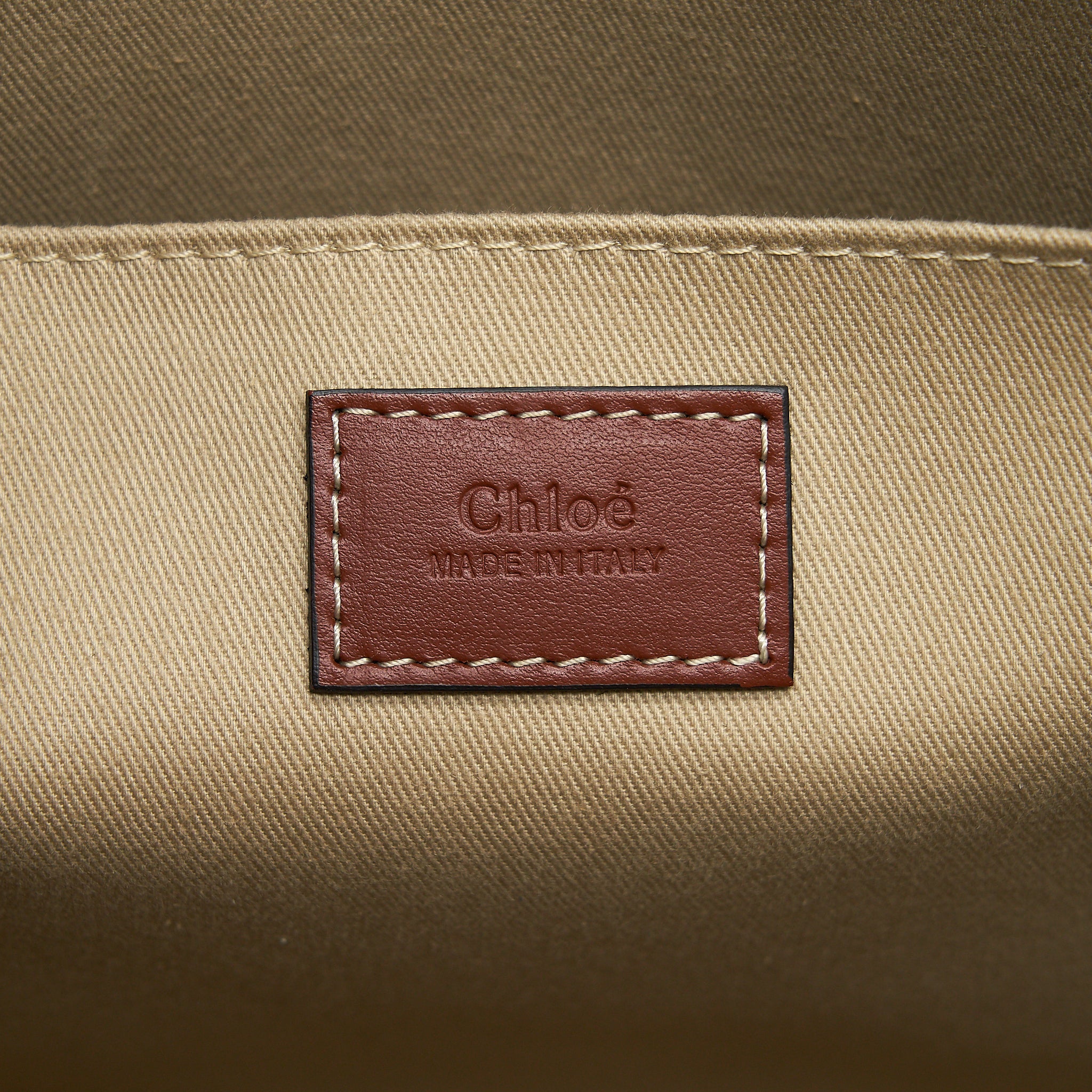 CHLOE LARGE WOODY TOTE BAG