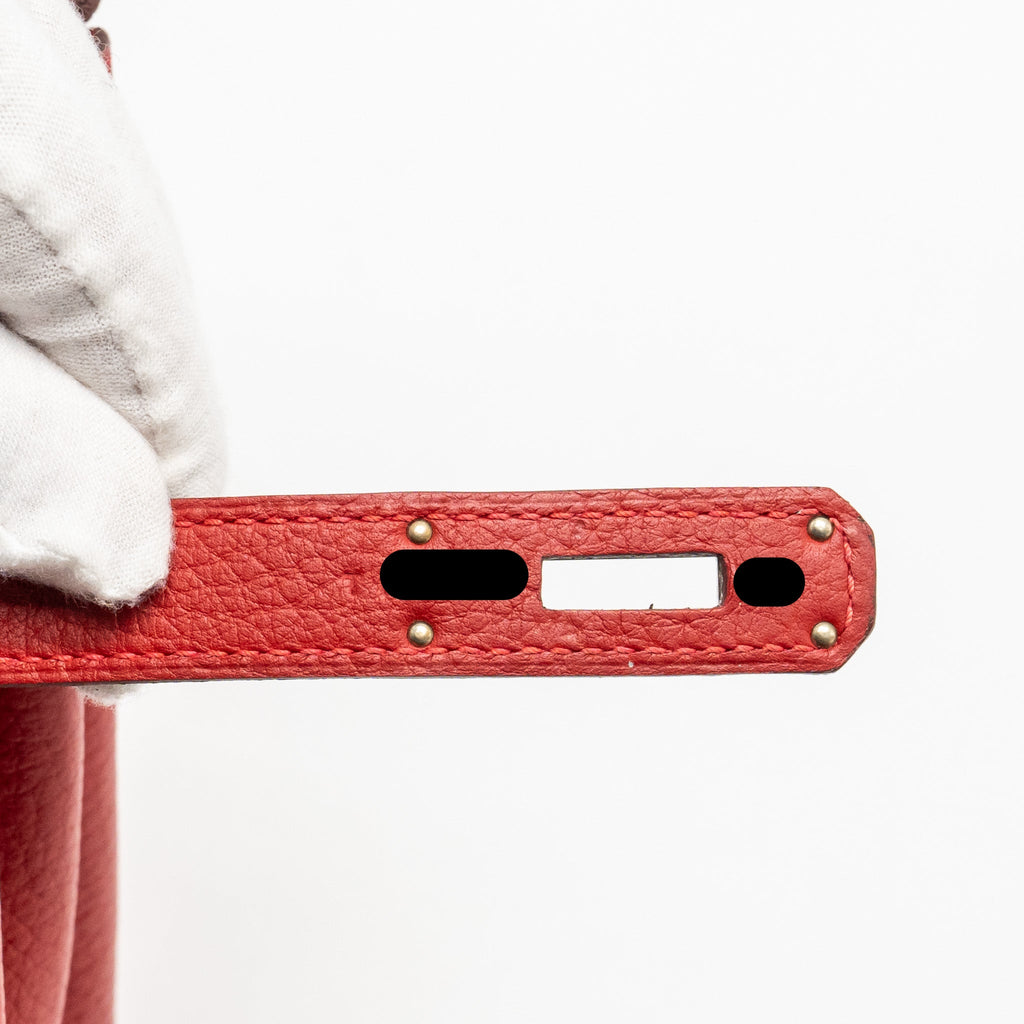 HERMES KELLY 32 CLEMENCE RED SHW
