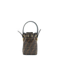 FENDI MON TRESOR MINI BUCKET BROWN GHW