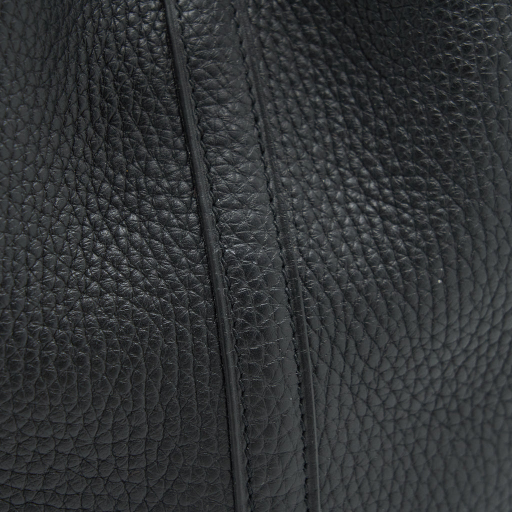 HERMES PICOTIN 18 LOCK BAG BLACK GHW