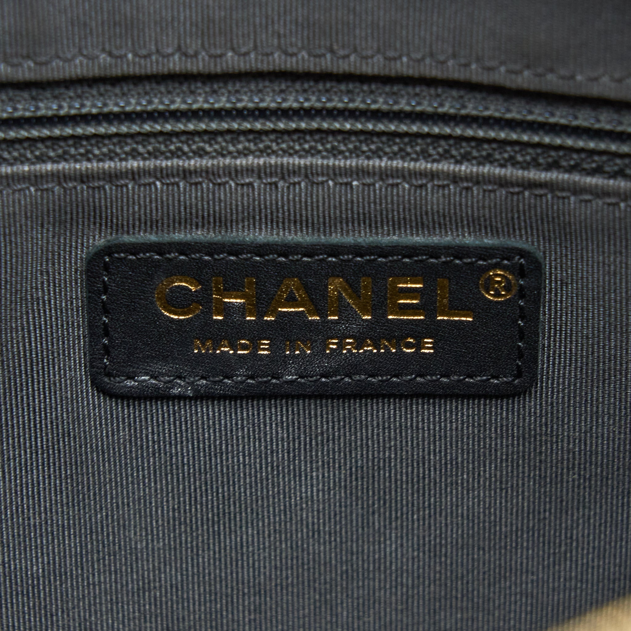 CHANEL LARGE CAMERA BAG GRAINED CALFSKIN DARK GREY LGHW