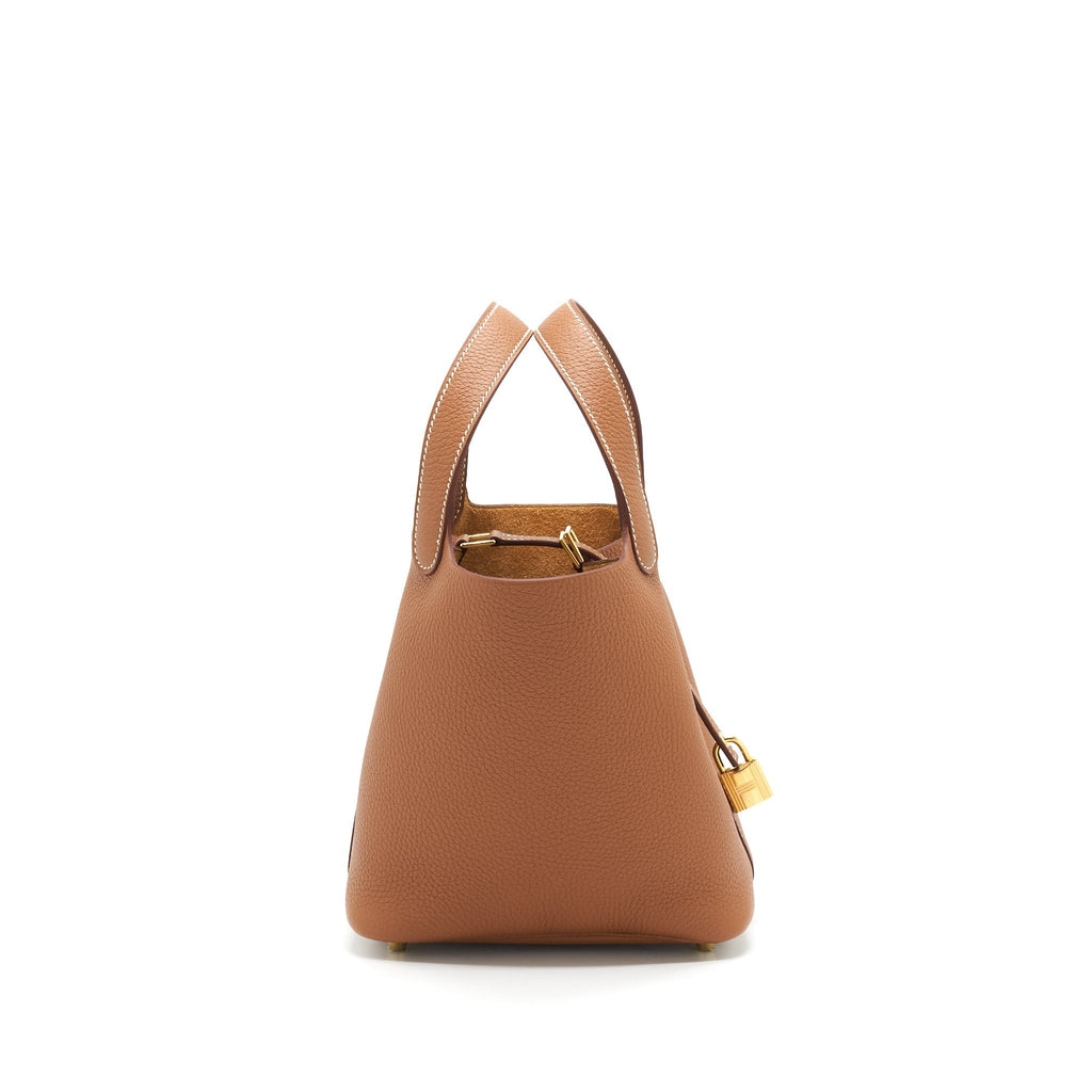 HERMES PICOTIN 18 LOCK BAG 37 GOLD GHW