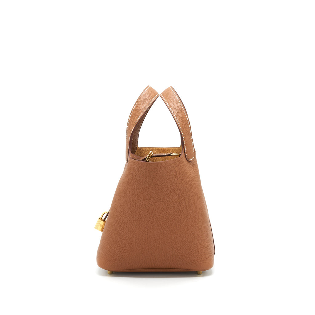 HERMES PICOTIN 18 LOCK BAG GOLD GHW