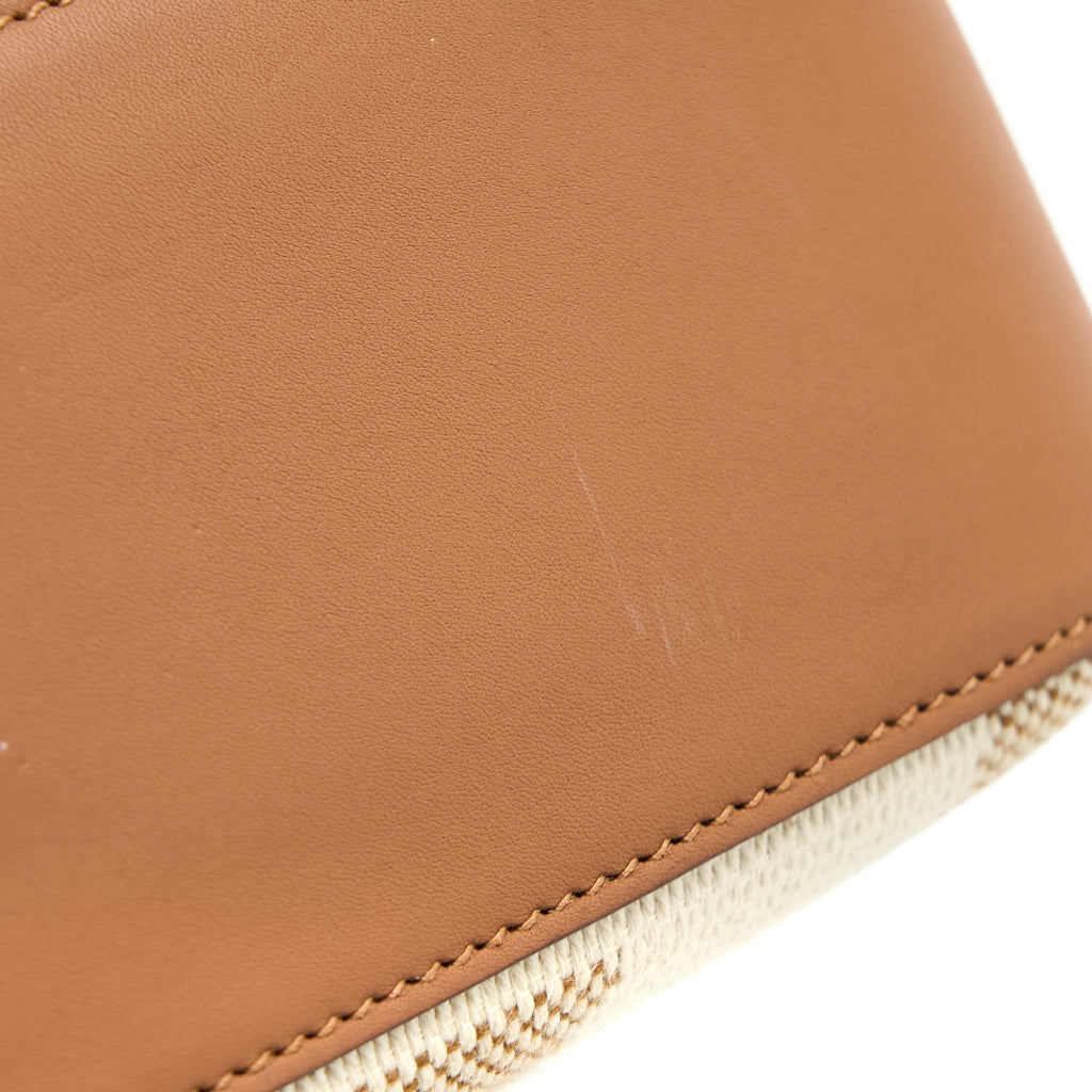 HERMES CABAS H EN BIAIS 27 BAG ECRE-NATUREL/GOLD